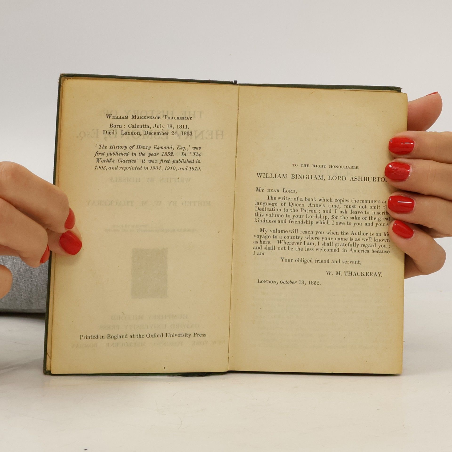 Henry Esmond The History of Henry Esmond, Esq.