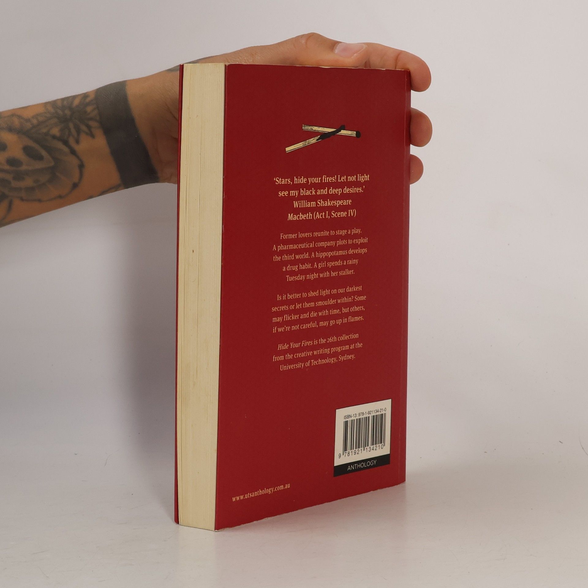 UTS Writers Anthology Hide Your Fires