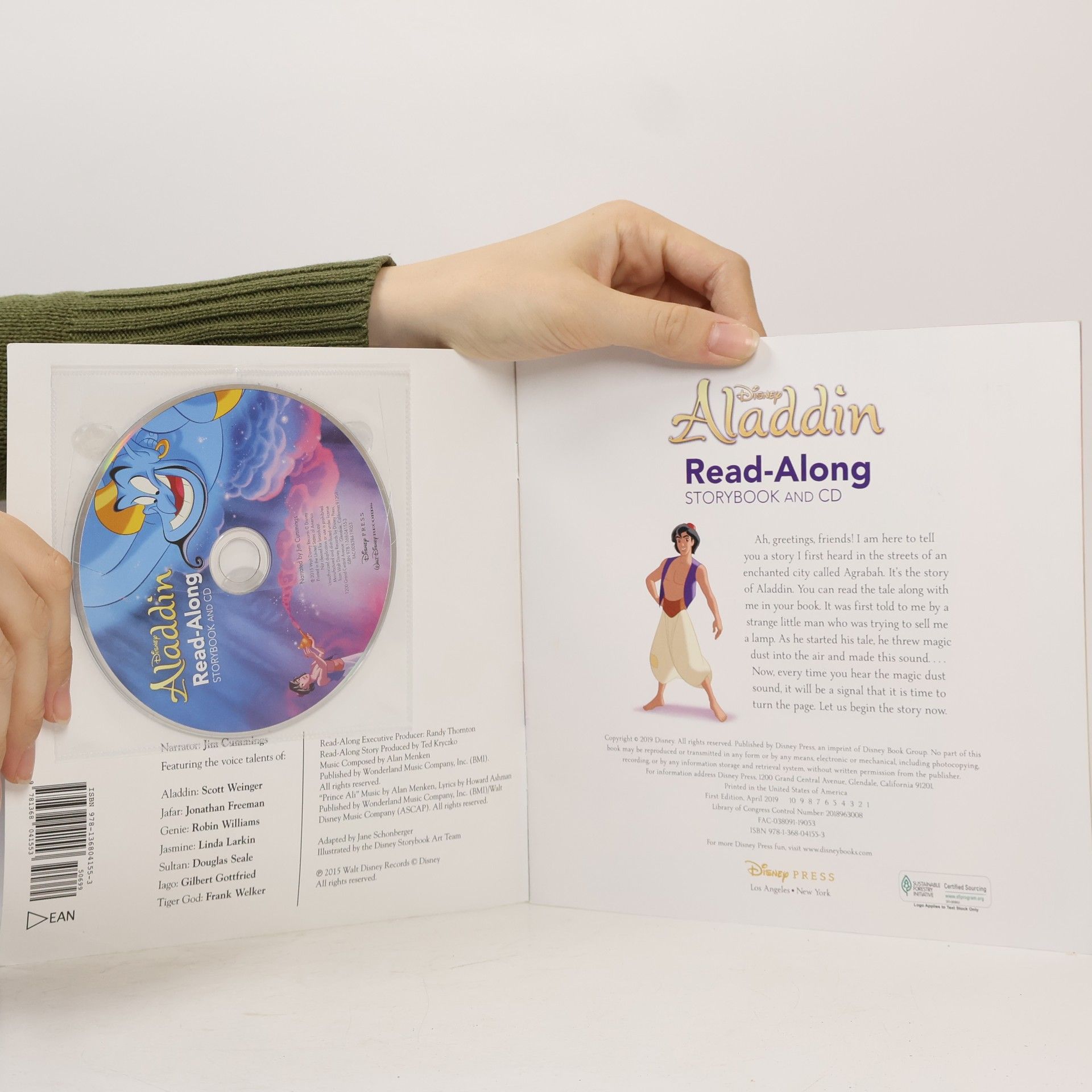 Disney Read-Along: Aladdin Read-Along Storybook and CD