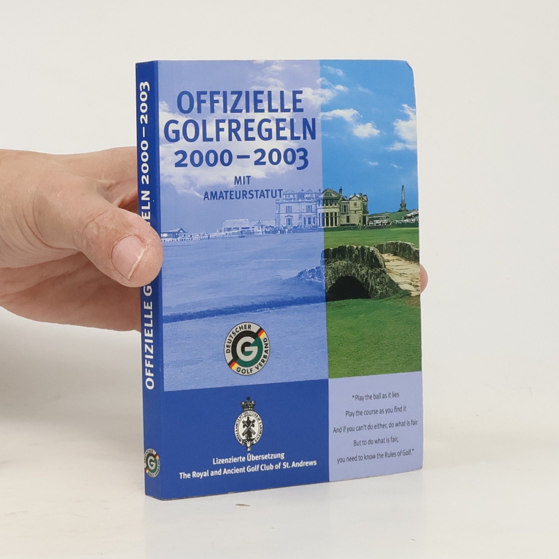 Collectif d'auteurs Offizielle Golfregeln 2000 - 2003