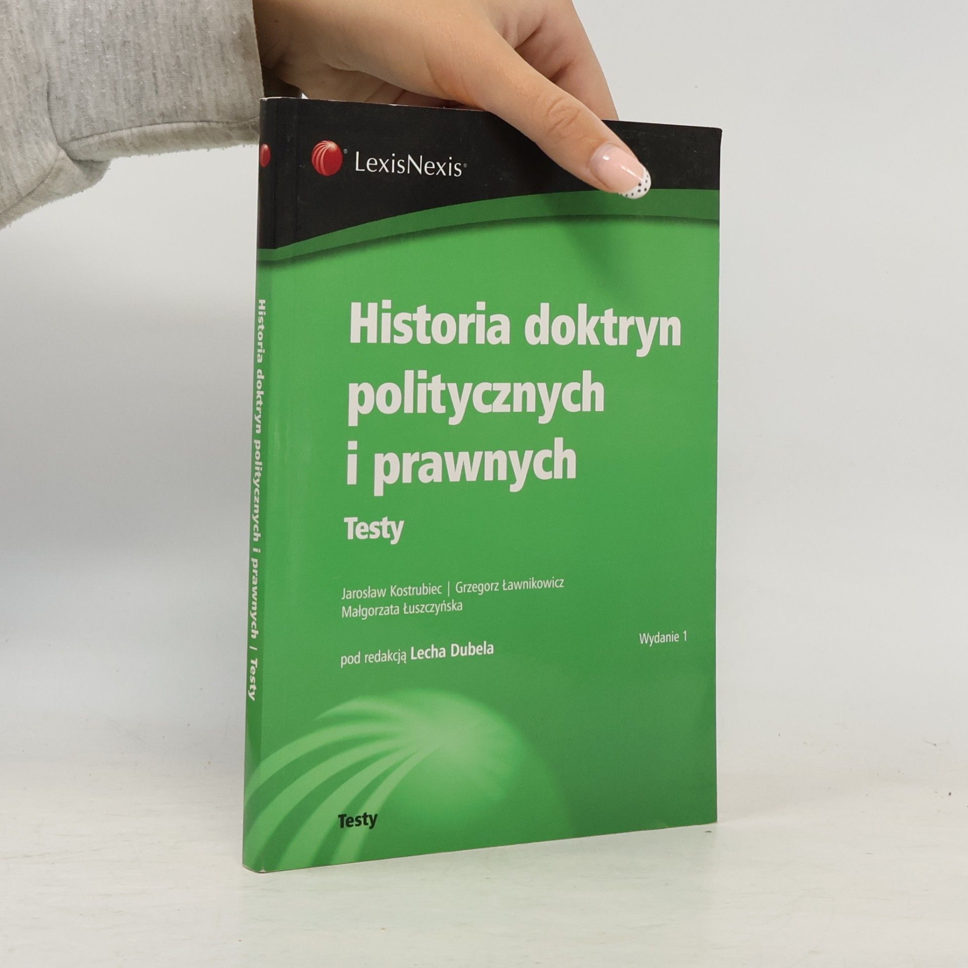 Lech Dubela Historia doktryn politycznych i prawnych