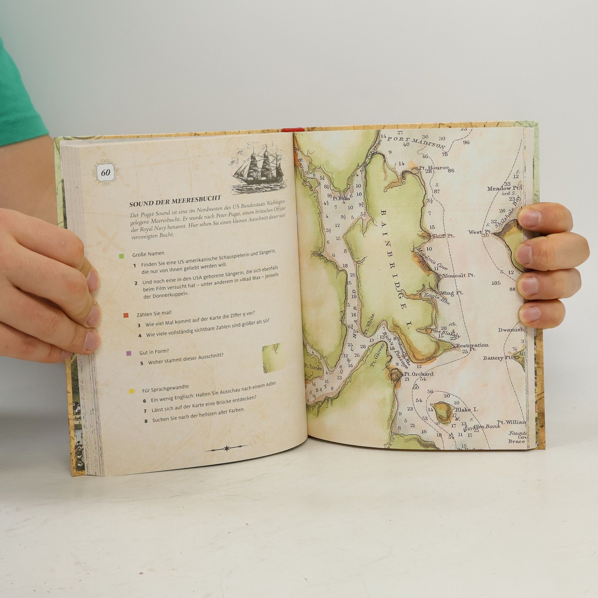Philip Kiefer Rätselbuch der Landkarten . In 80 Karten um die Welt