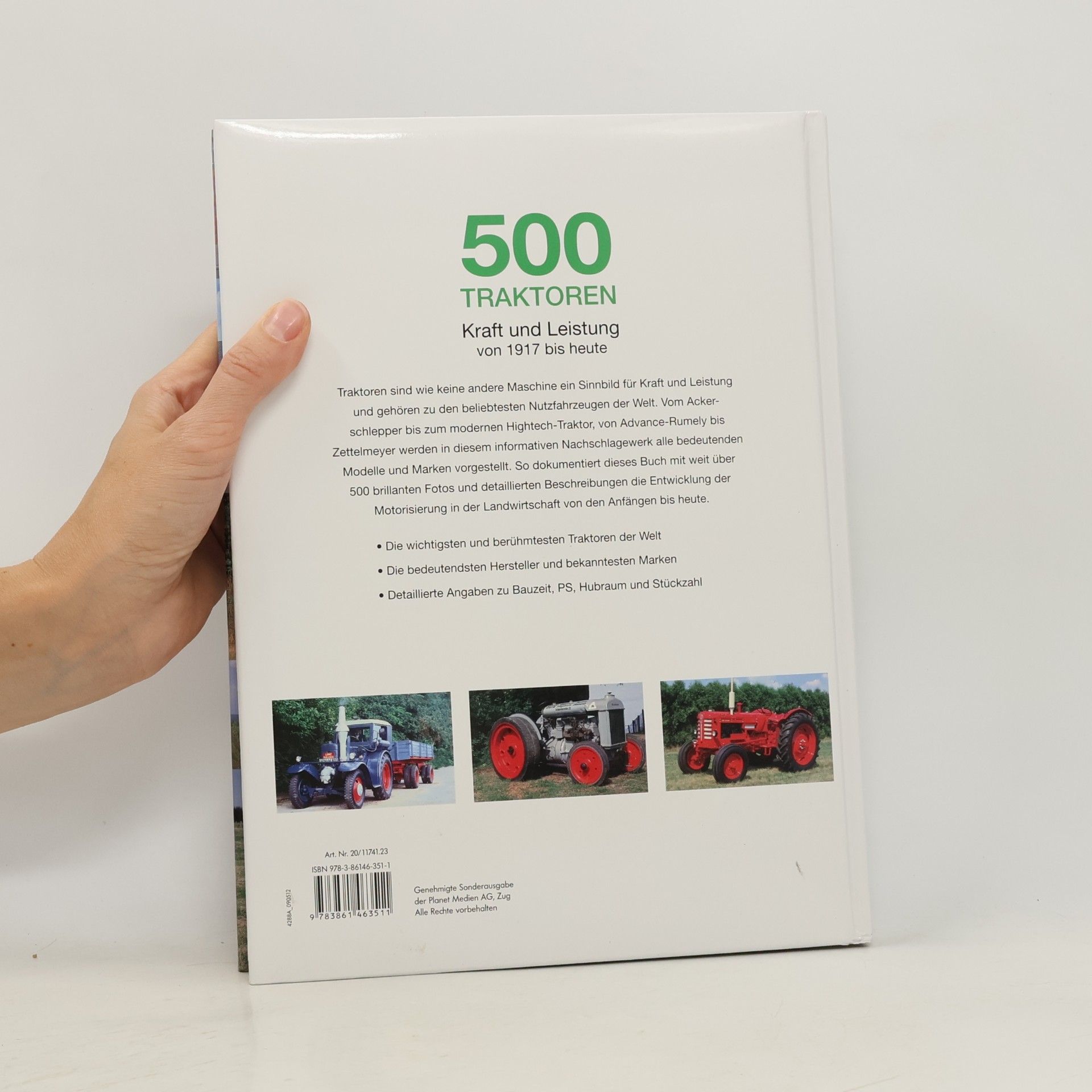 Autorenkollektiv 500 Traktoren Kraft und Leistung von 1917 bis heute