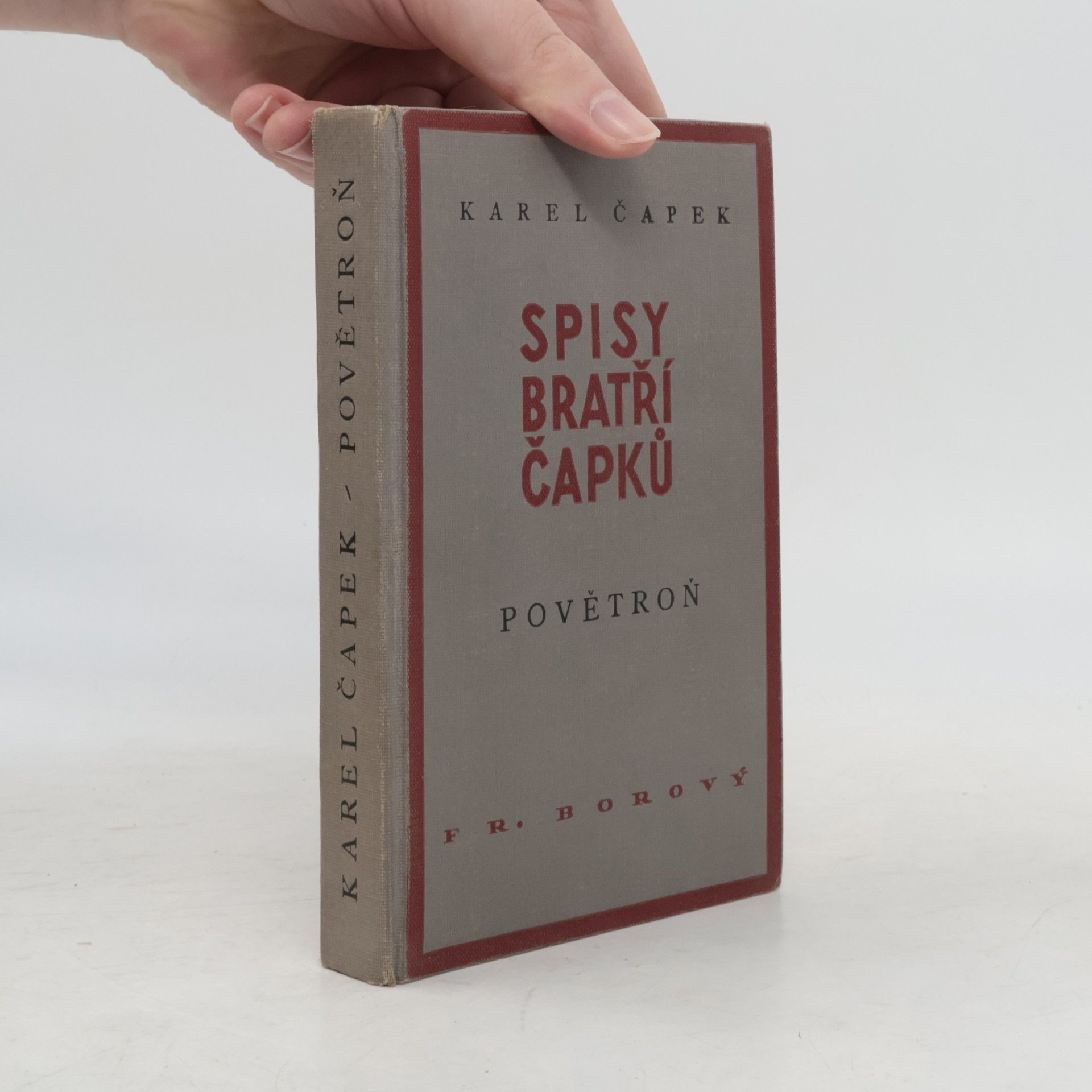 Karel Čapek Spisy bratří Čapků: Povětroň