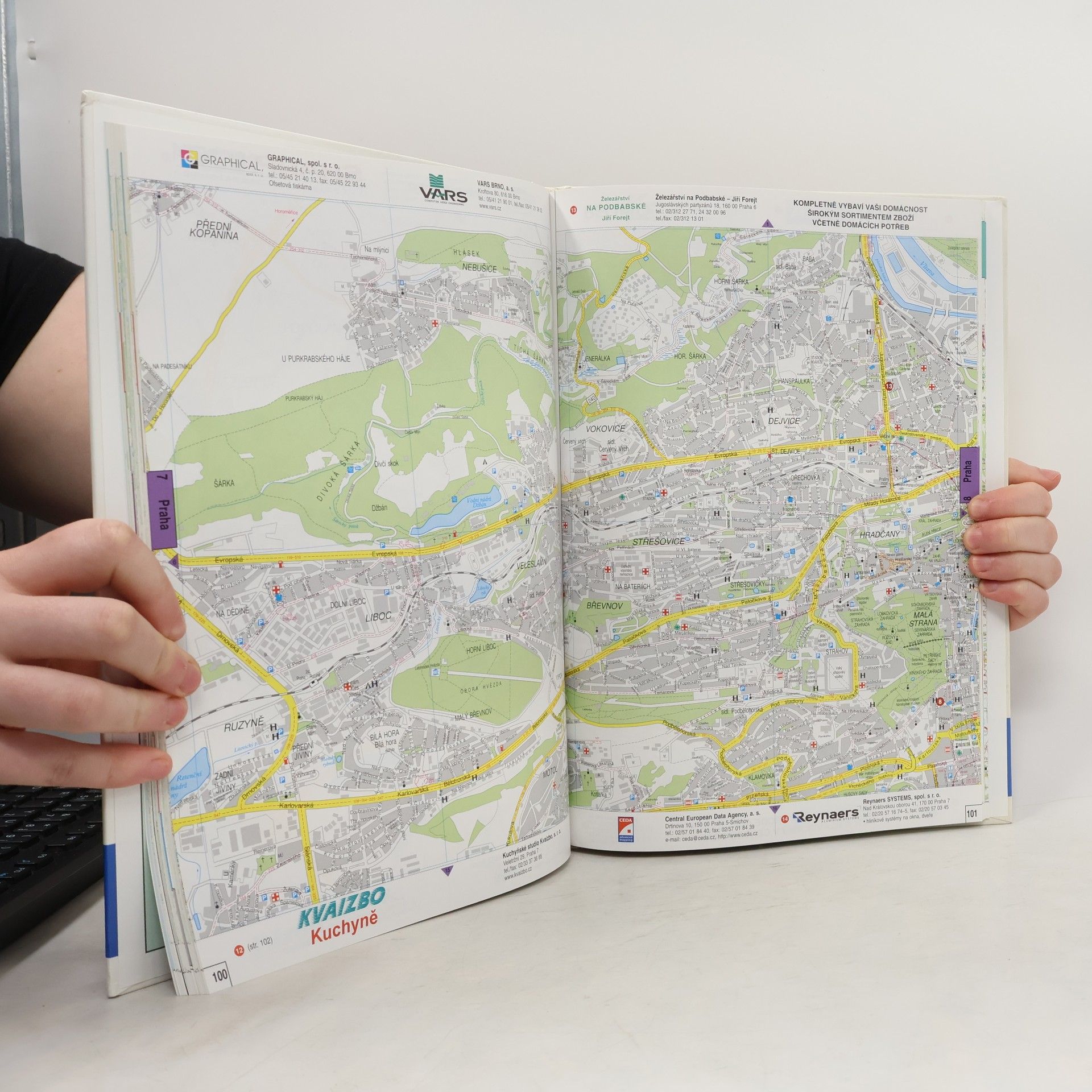 Autorenkollektiv Atlas měst Středočeský kraj a Praha