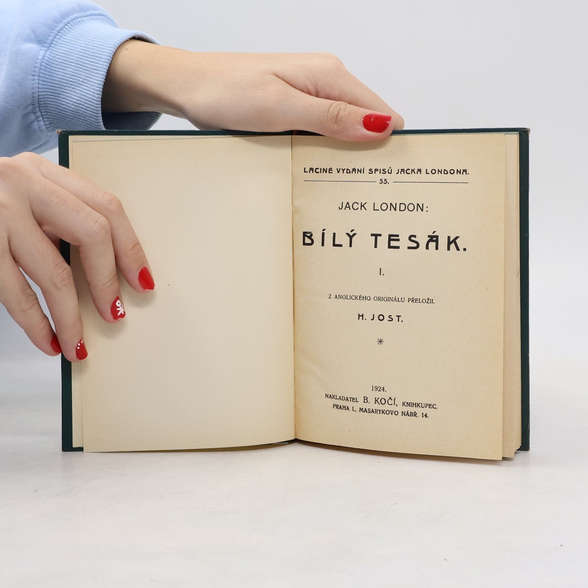 Jack London Bílý tesák I.