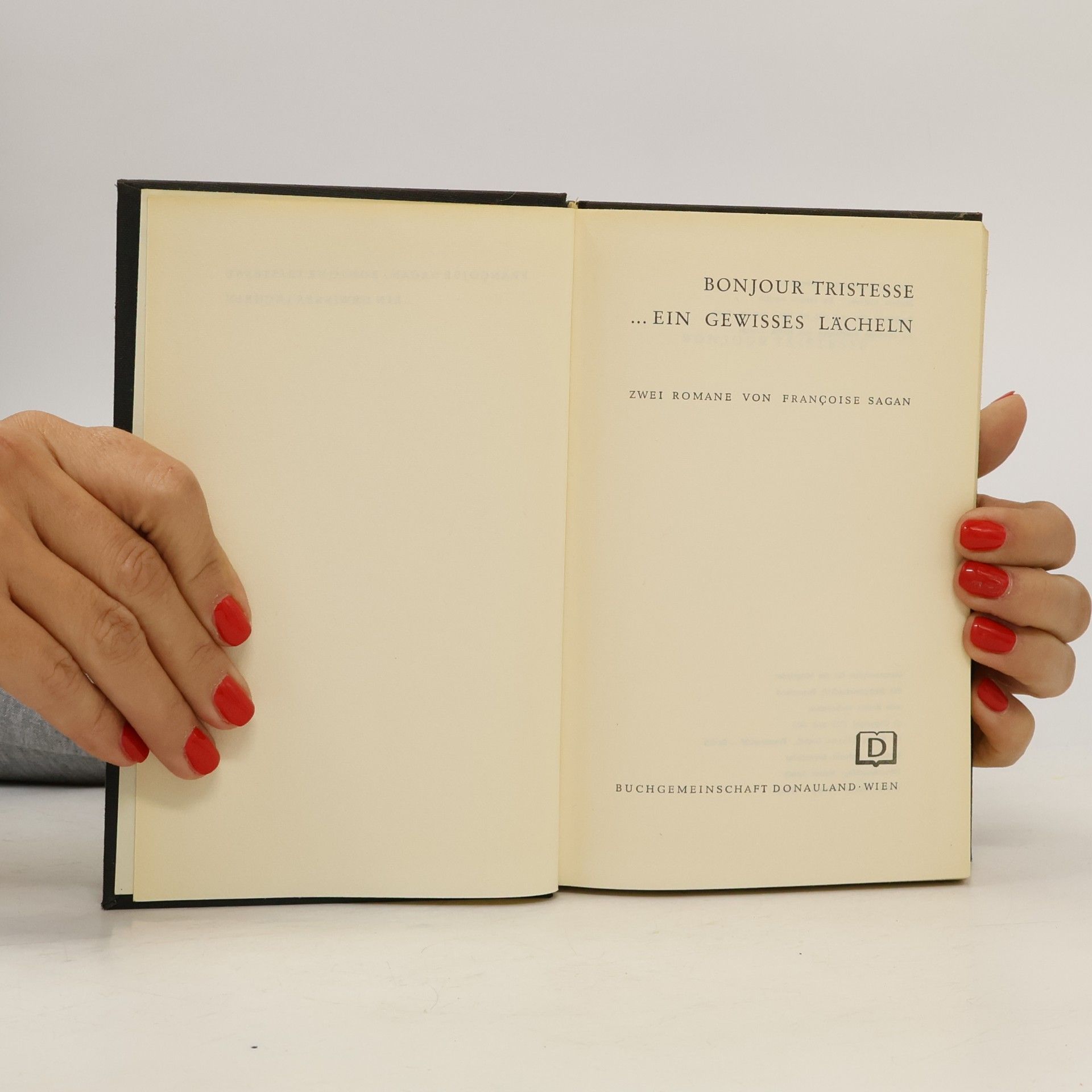 Françoise Sagan Bonjour Tristesse