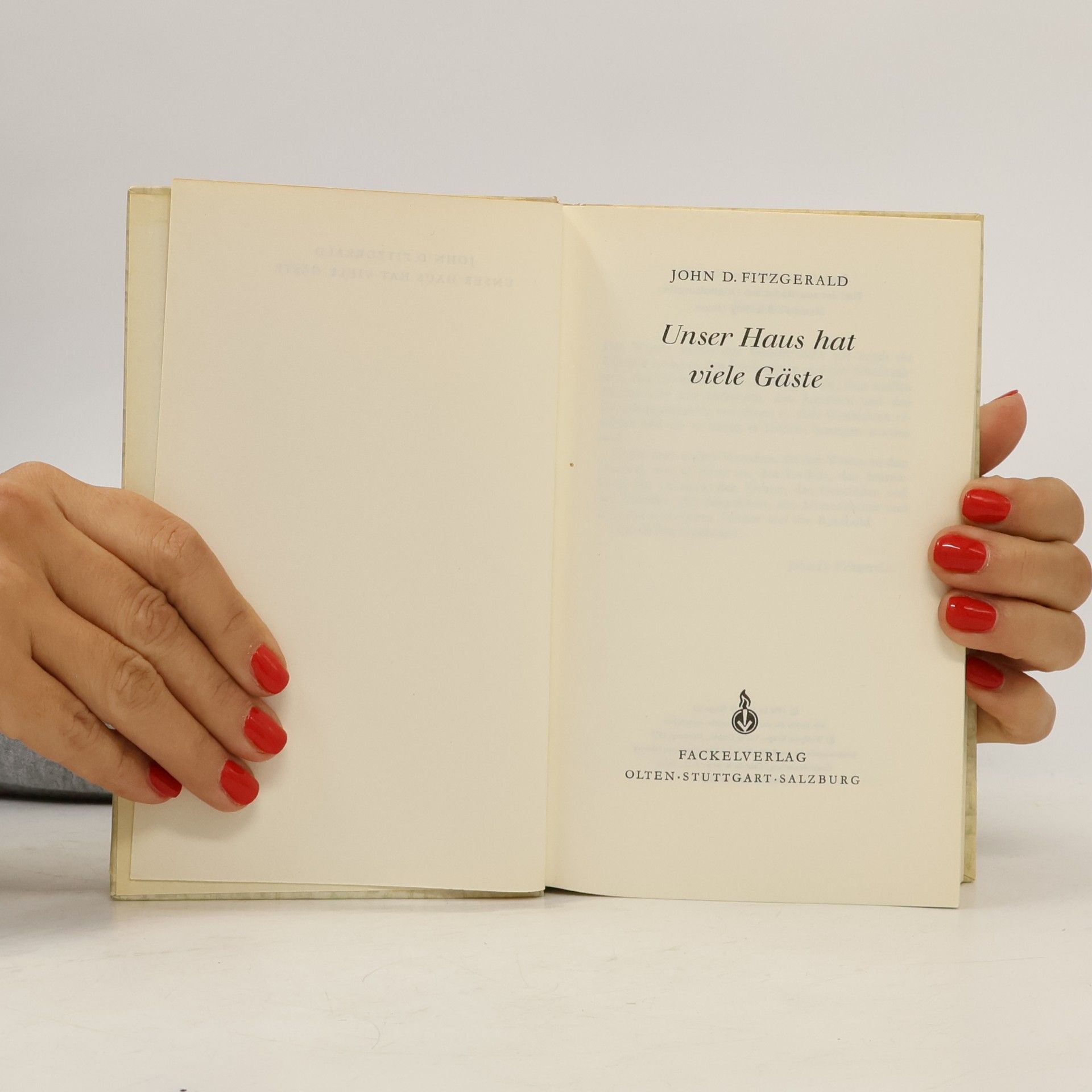 F. Scott Fitzgerald Unser Haus hat viele Gäste