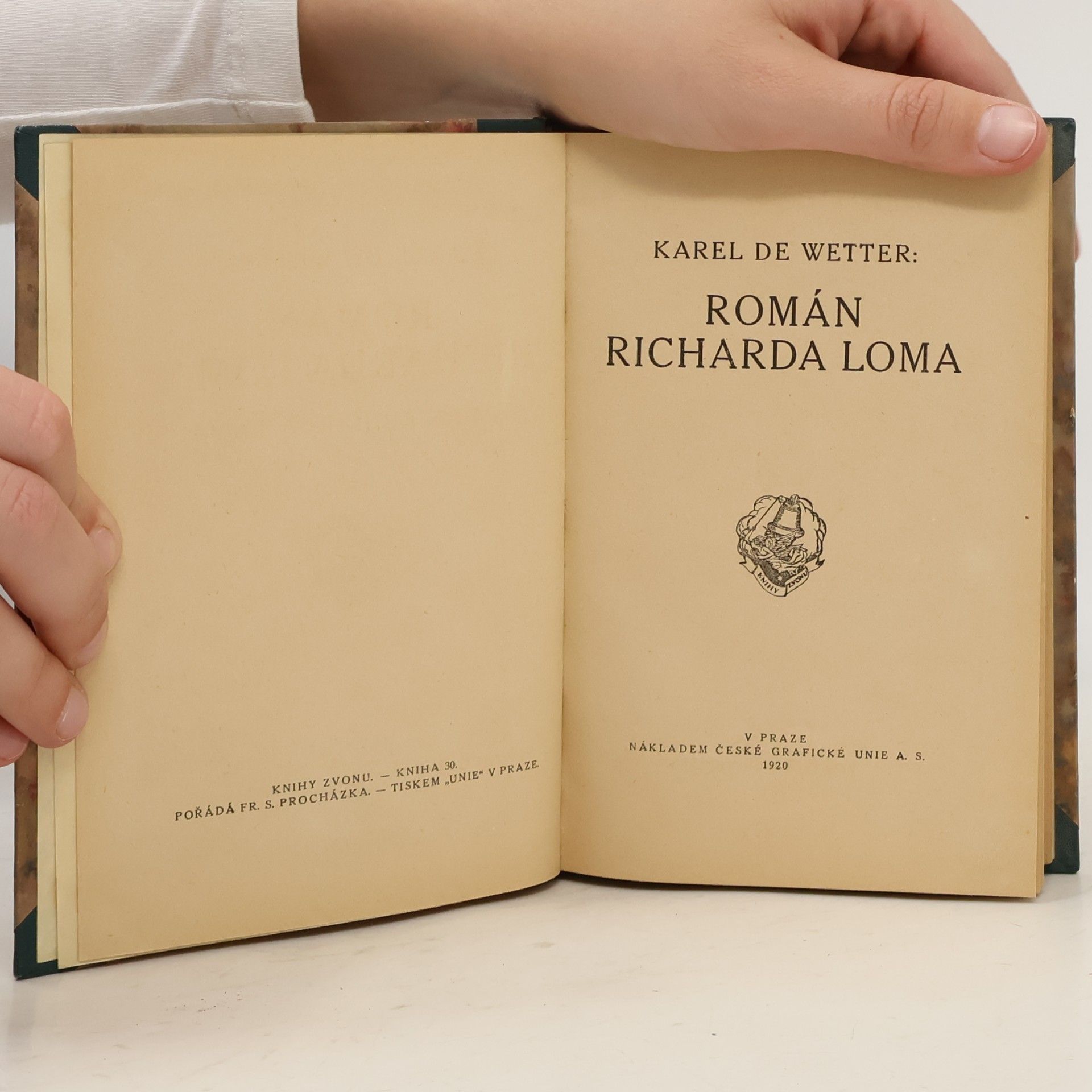 K. De Wetter Román Richarda Loma