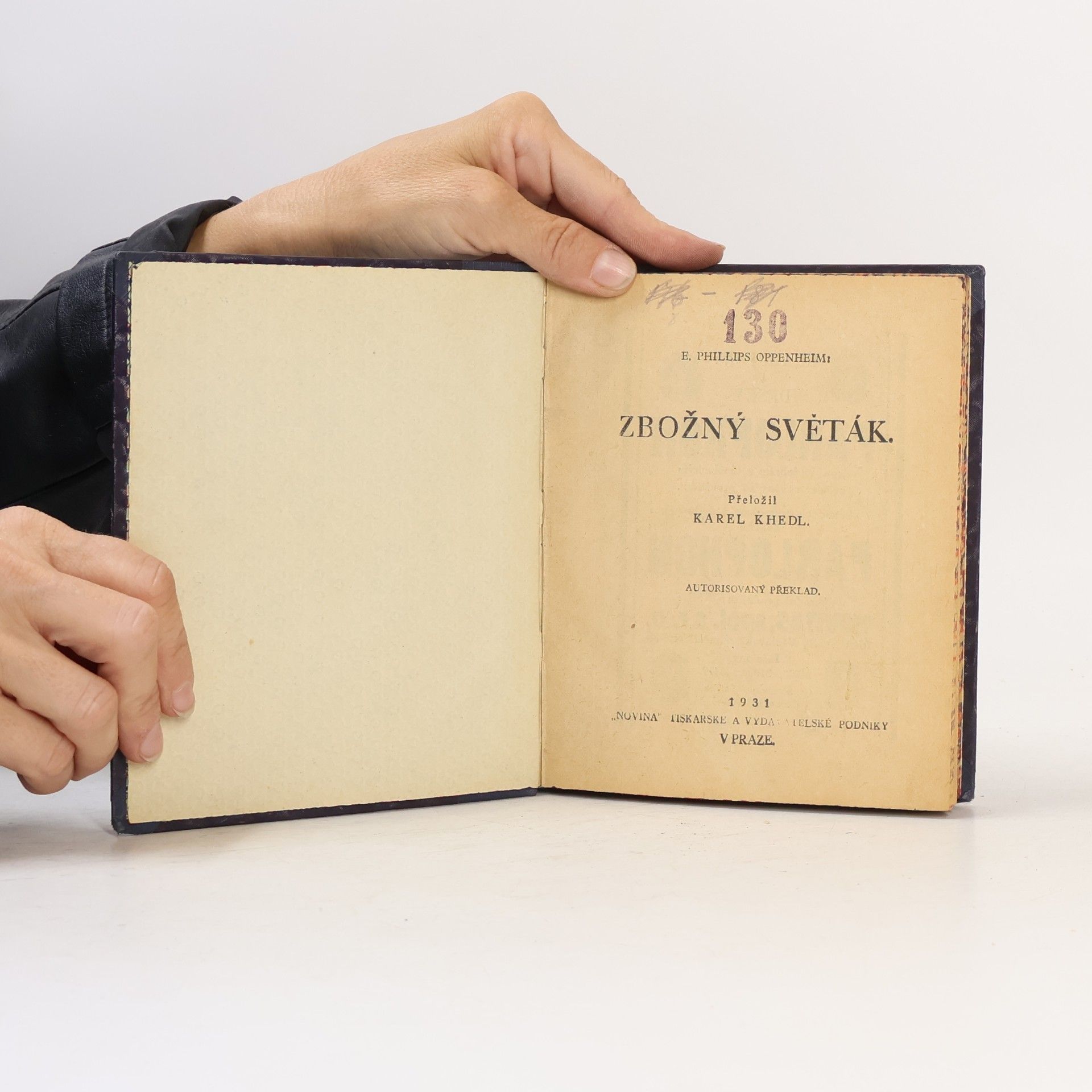 Edward Phillips Oppenheim Zbožný světák
