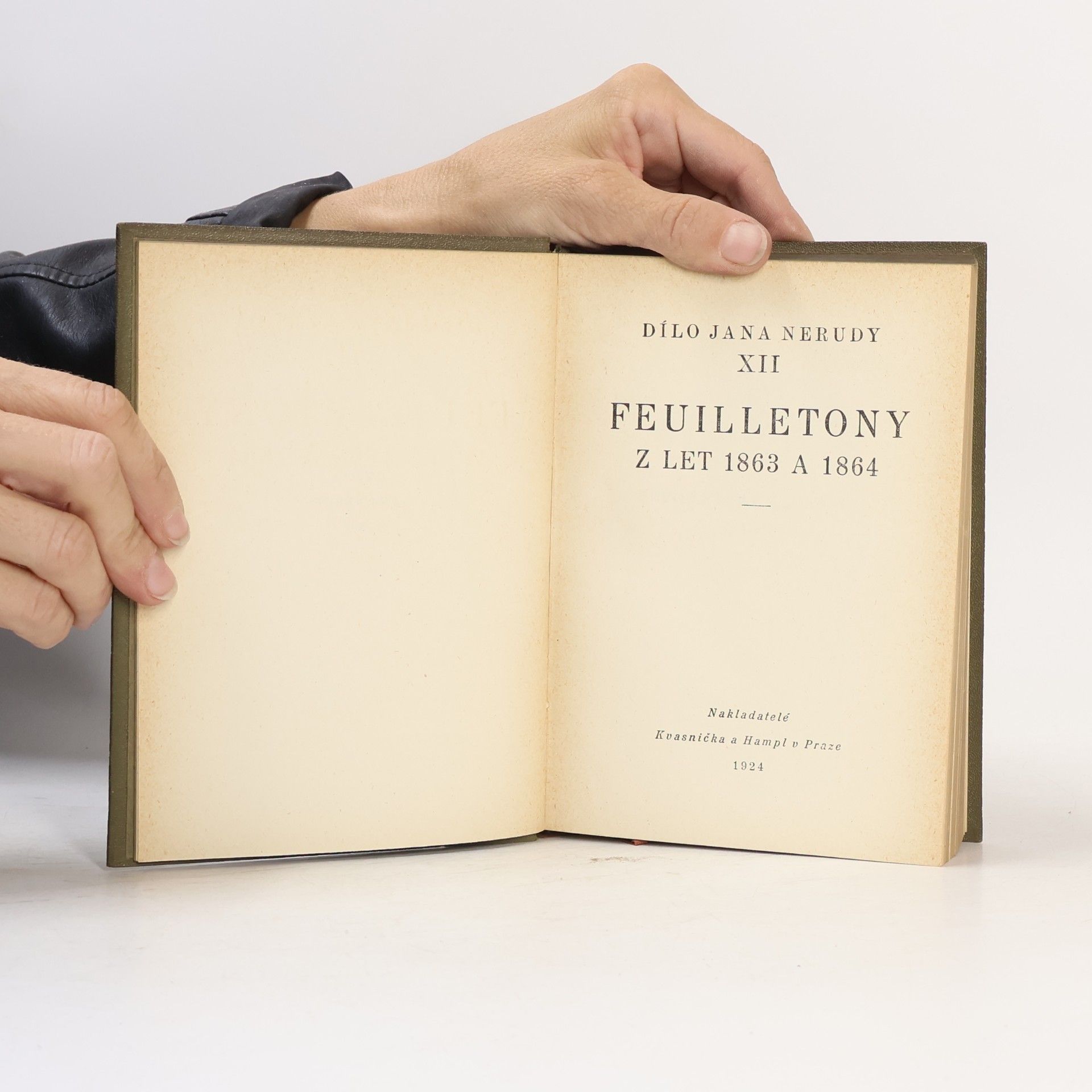 Jan Neruda Dílo Jana Nerudy XII. Feuilletony z let 1863 a 1864