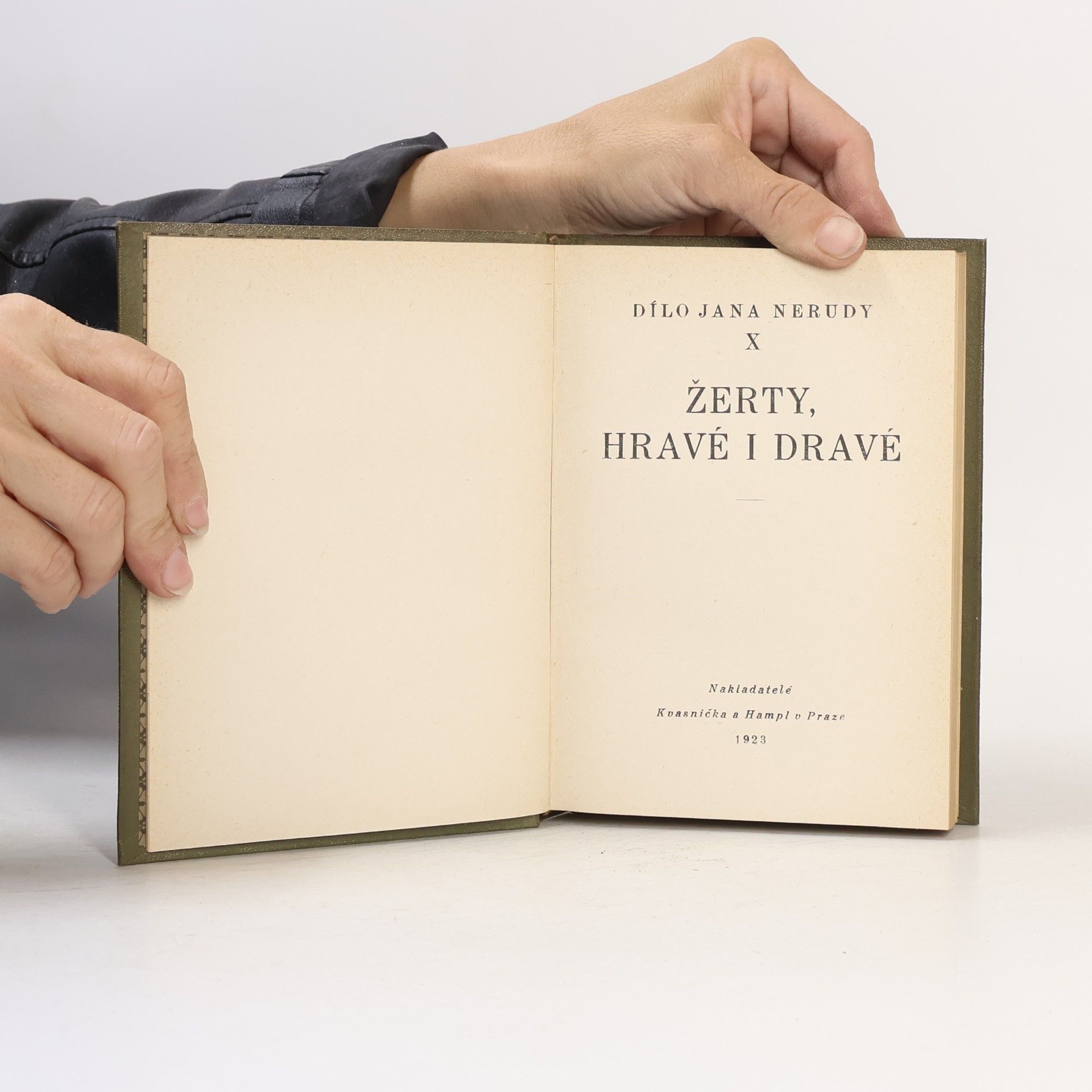 Jan Neruda Dílo Jana Nerudy X. Žerty, hravé i dravé