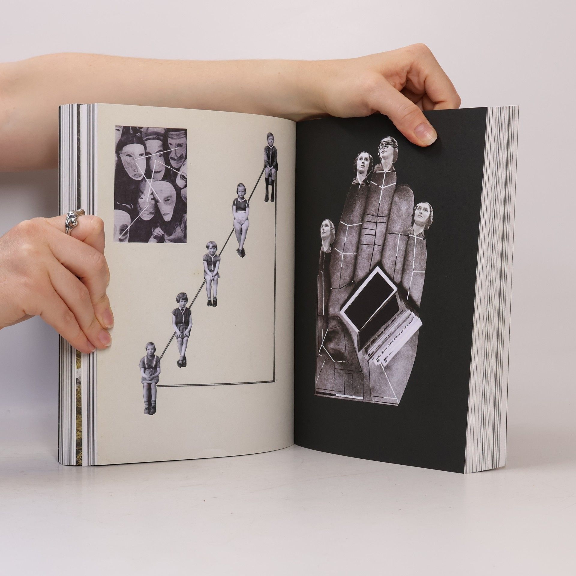 Eva Koťátková Pictorial Aatlas of a Girl Who Cut a Library Into Pieces. Obrazový atlas dívky, která rozřezala knihovnu na části