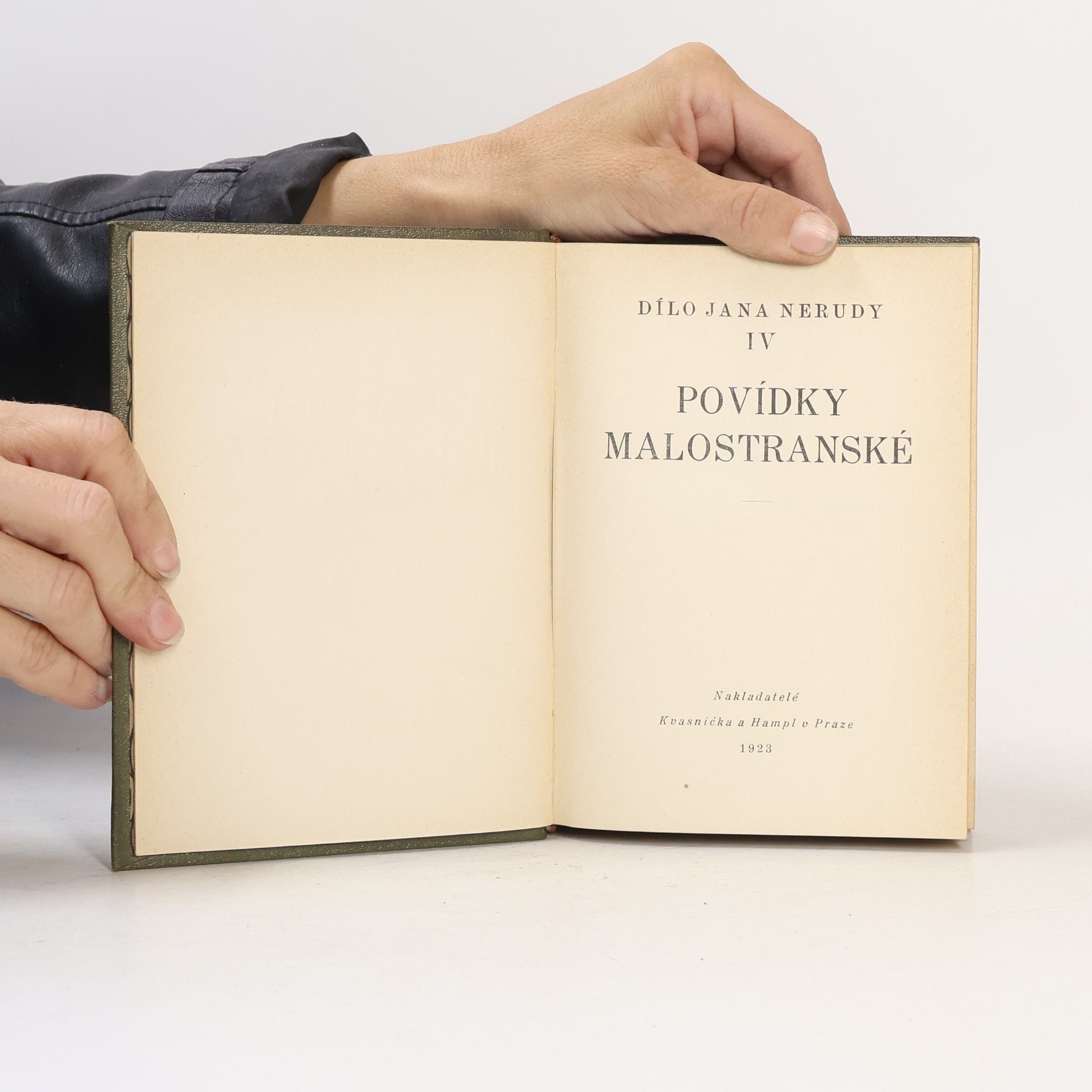 Jan Neruda Dílo Jana Nerudy IV. Povídky malostranské