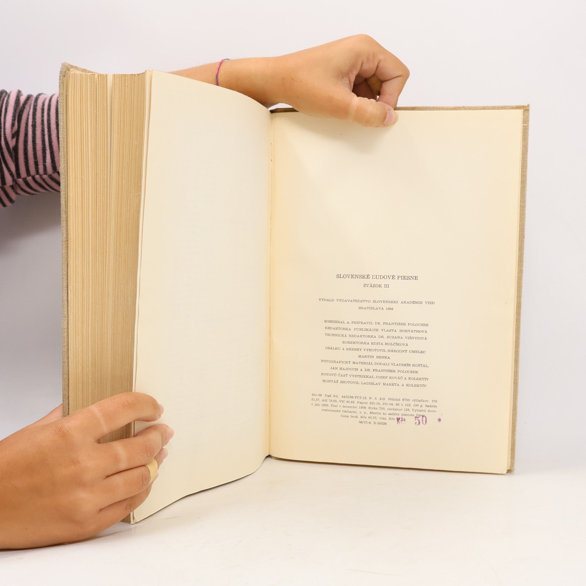 Various authors Slovenské ľudové piesne. Zväzok 3