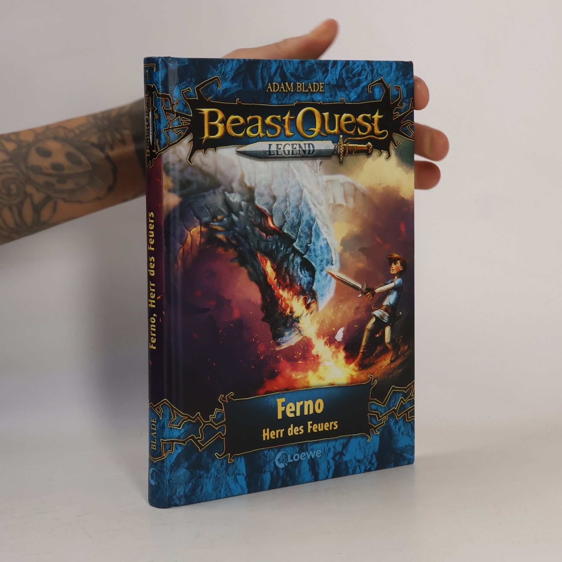 Adam Blade Beast Quest Legend - Ferno, Herr des Feuers