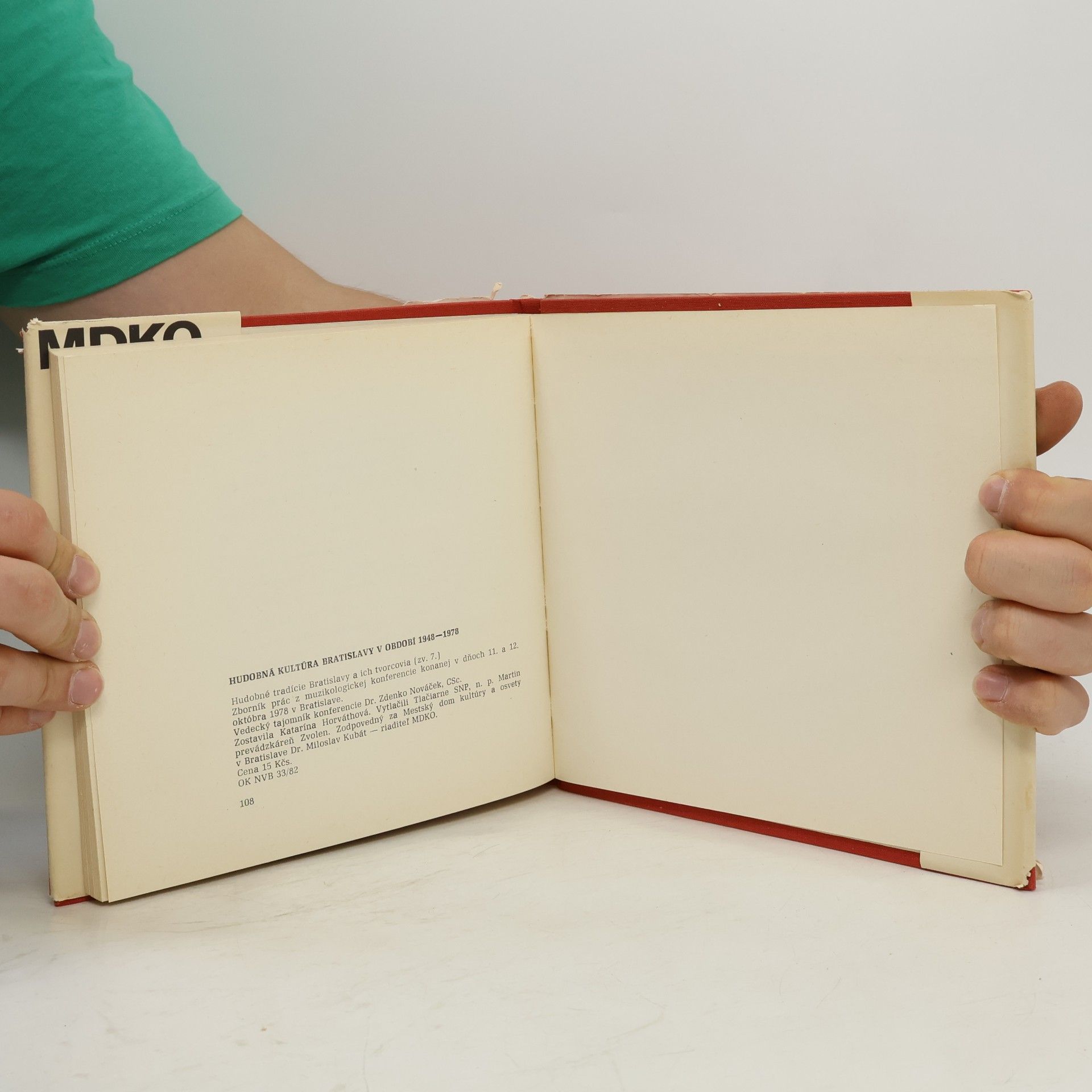 Kolektiv autorů Hudobná kultúra Bratislavy 1948-78