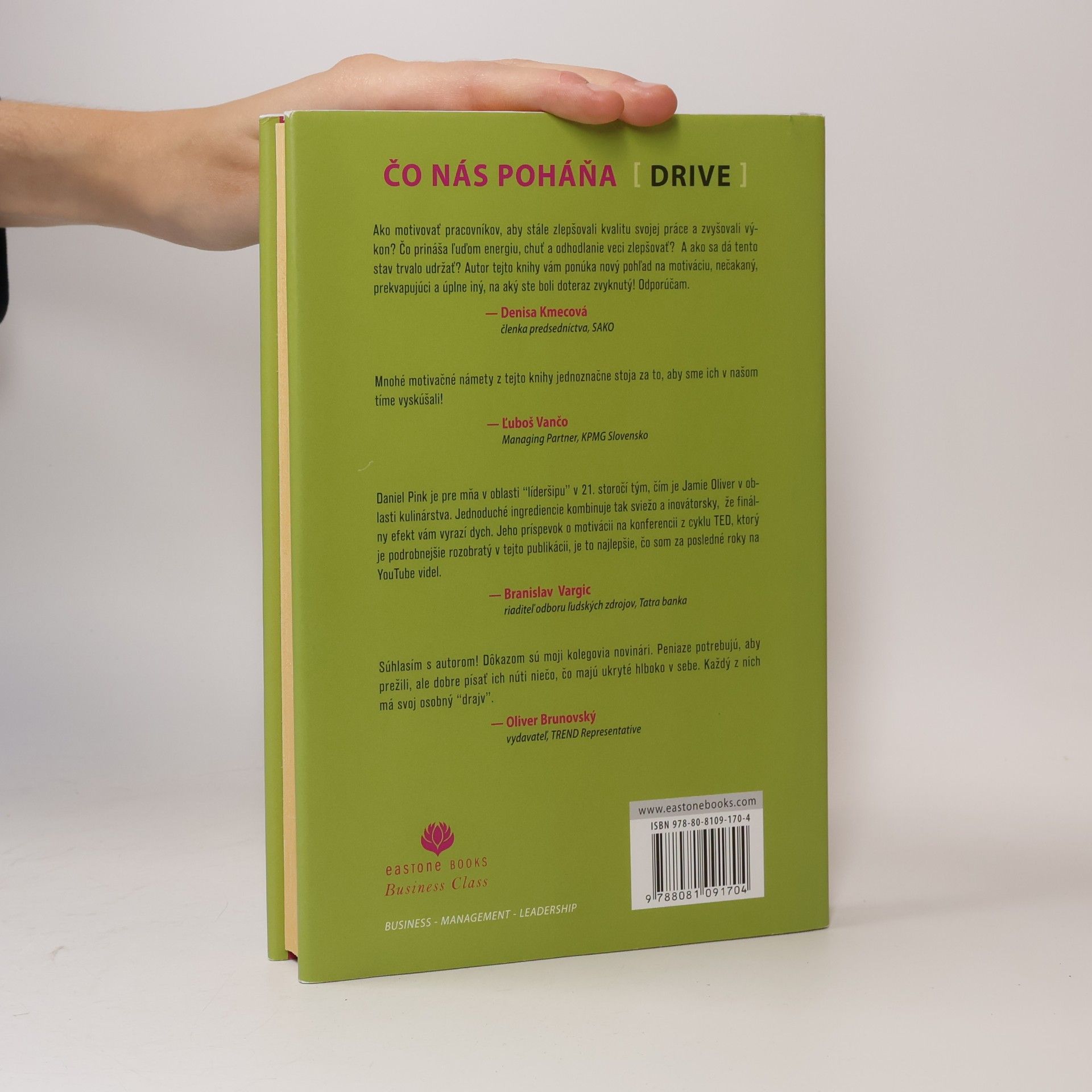 Daniel H. Pink Čo nás poháňa : Drive