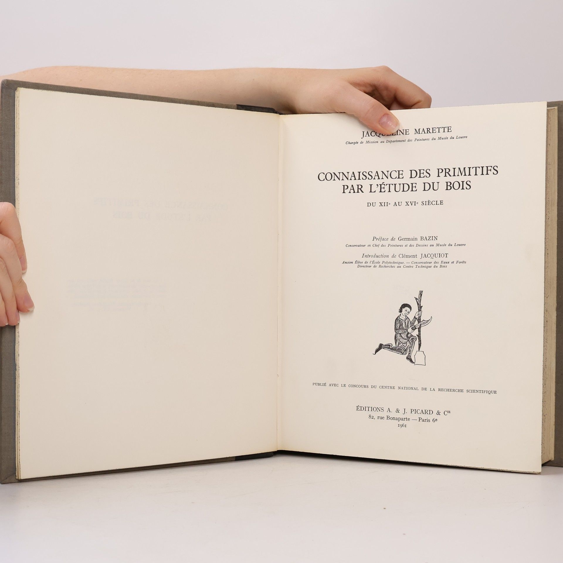 Jacqueline Marette Connaissance des primitifs par l'étude du bois, du XIIe au XVIe siècle