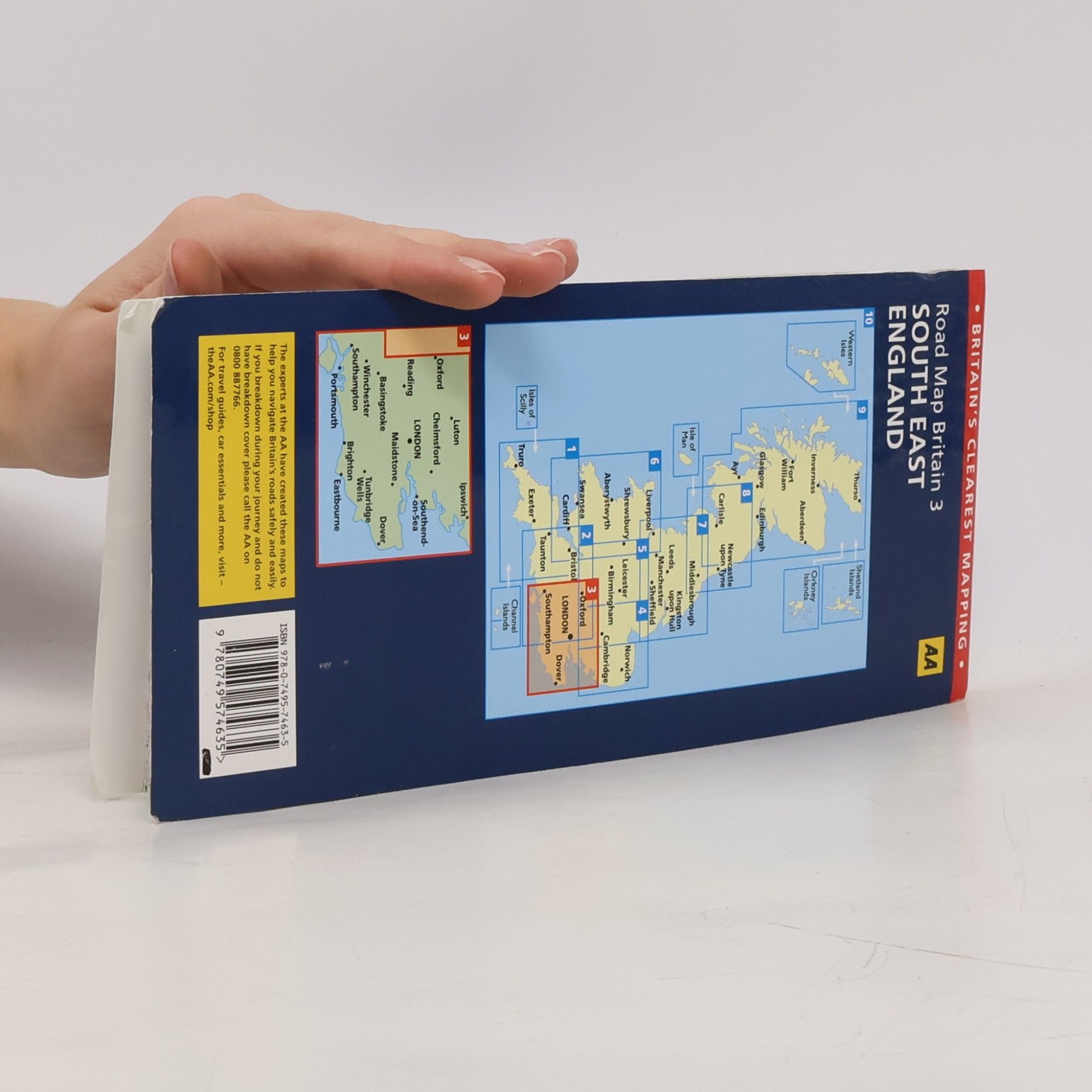 AA Publishing AA Road Map Britain