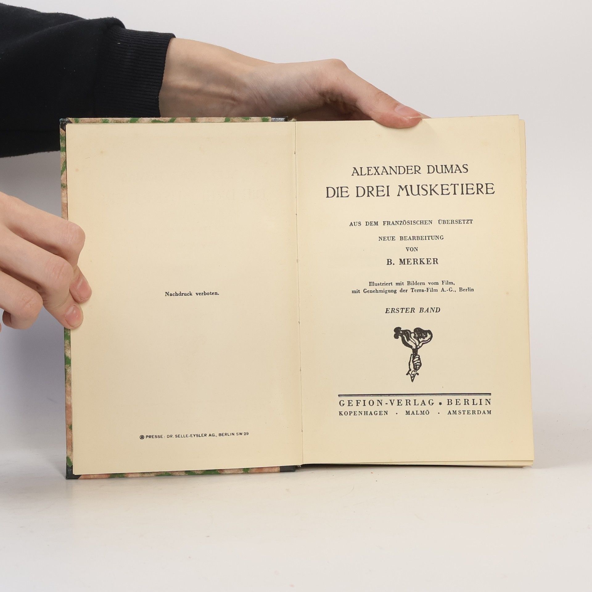 B. Merker Die drei Musketiere: Zwanzig Jahre nachher I-II