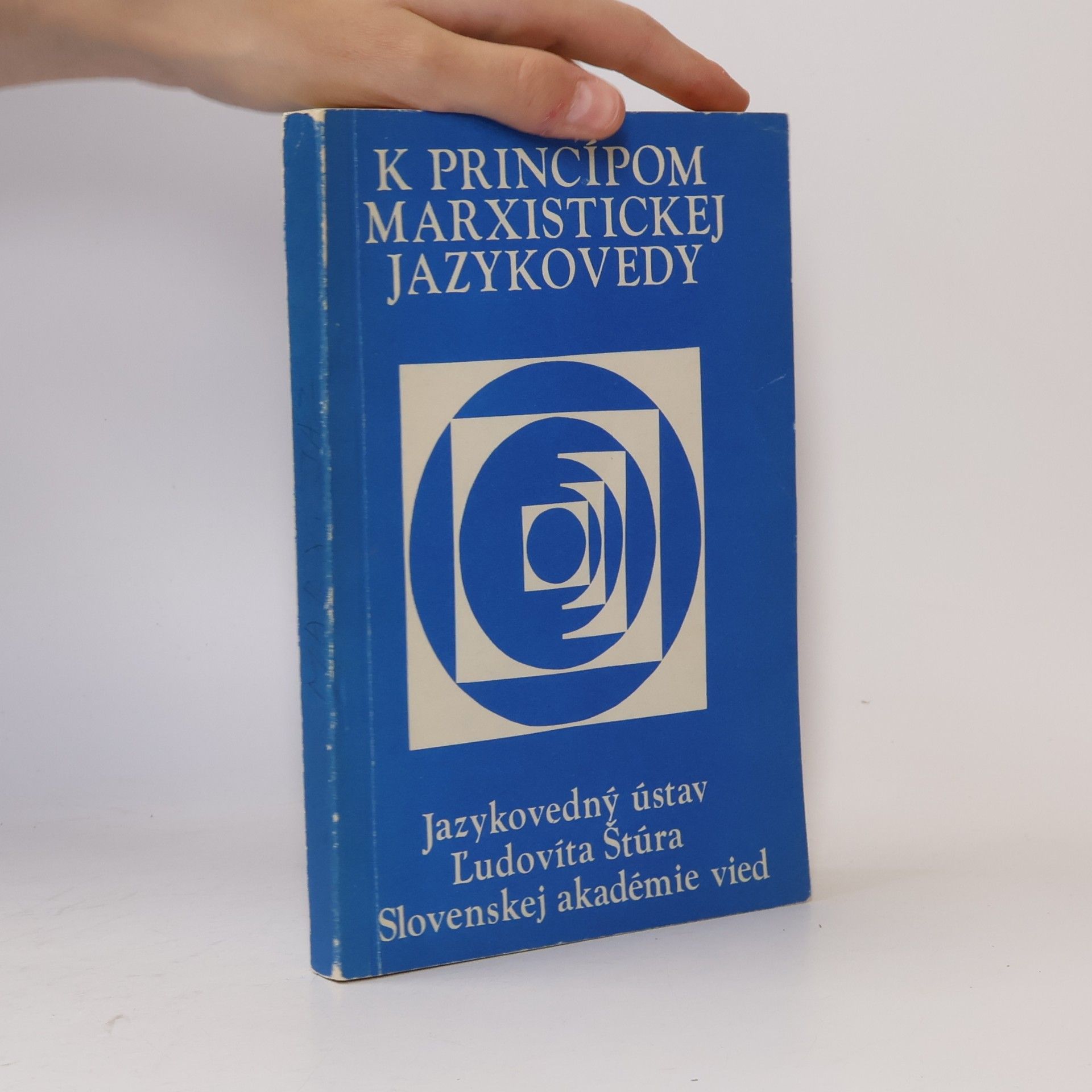 Slavomír Ondrejovič K princípom marxistickej jazykovedy