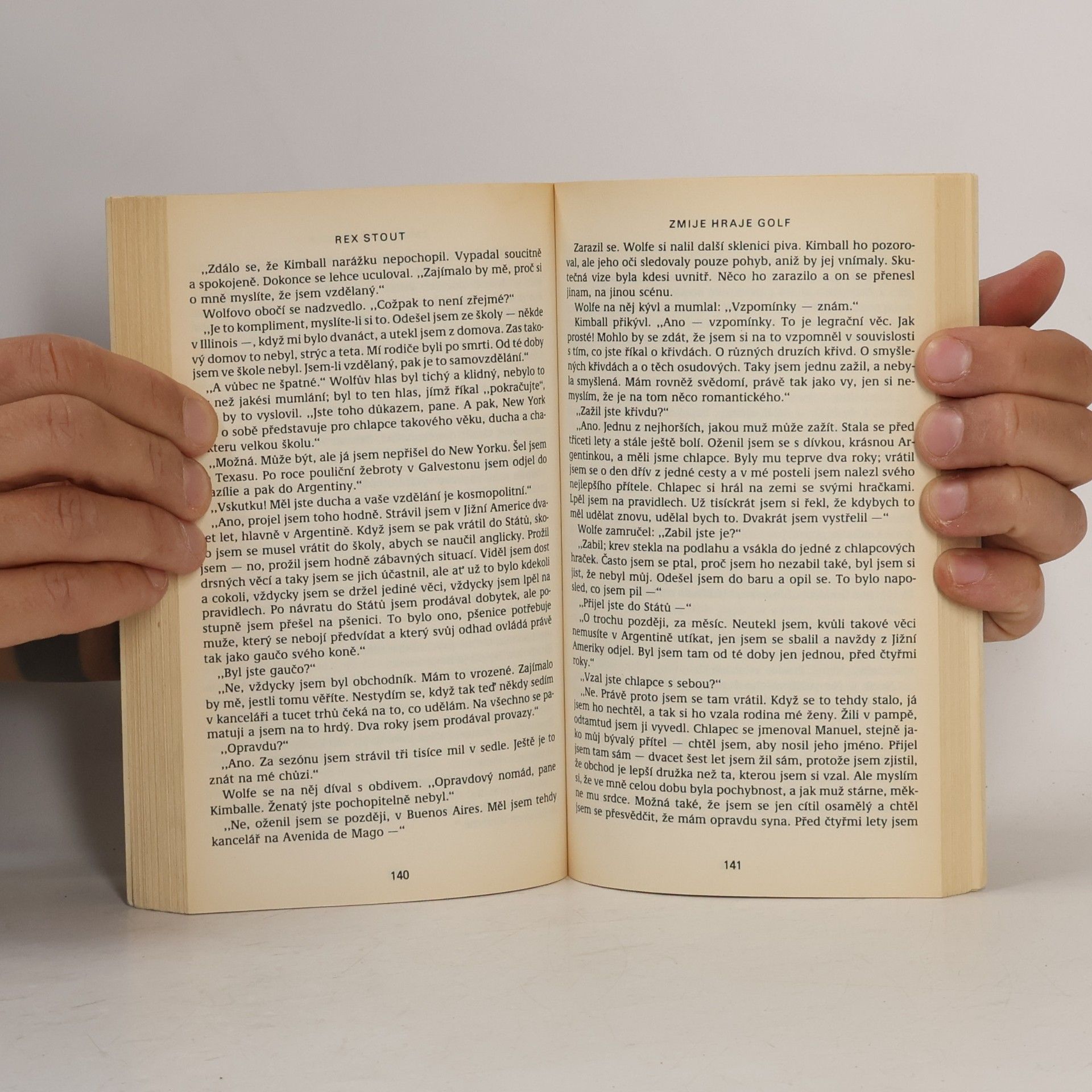 Rex Stout Zmije hraje golf