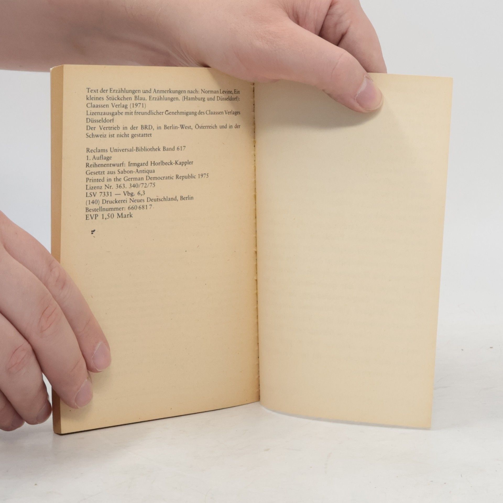 Norman Levine Der Mann mit dem Notizbuch