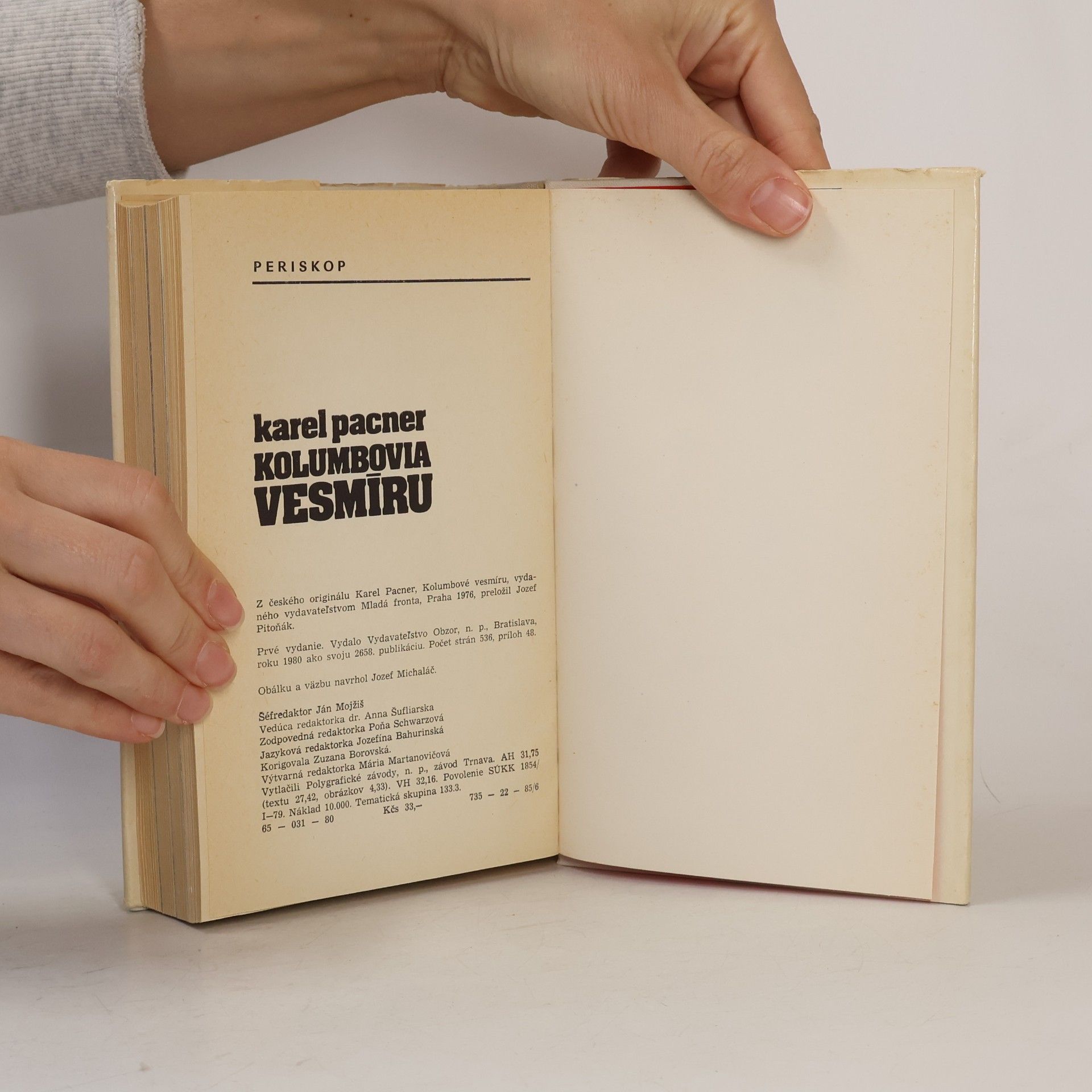 Karel Pacner Kolumbovia vesmíru