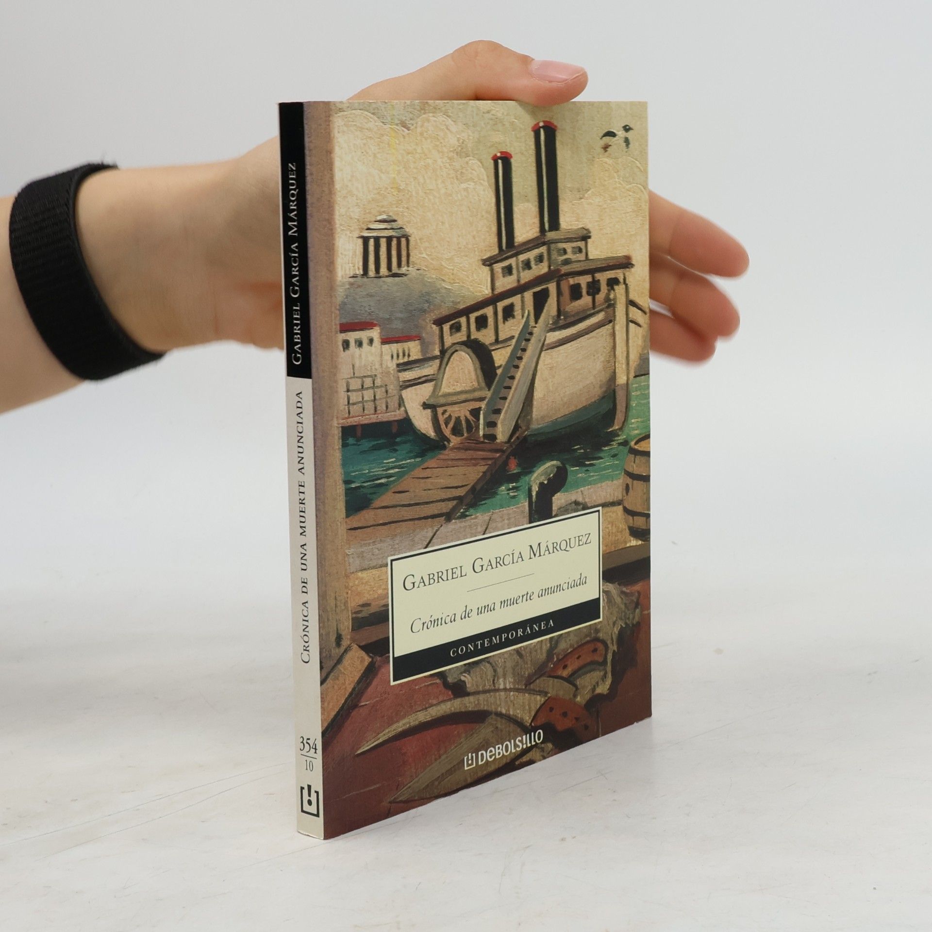 Gabriel García Márquez Cronica De Una Muerte Anunciada. Chronik eines angekündigten Todes, spanische Ausgabe