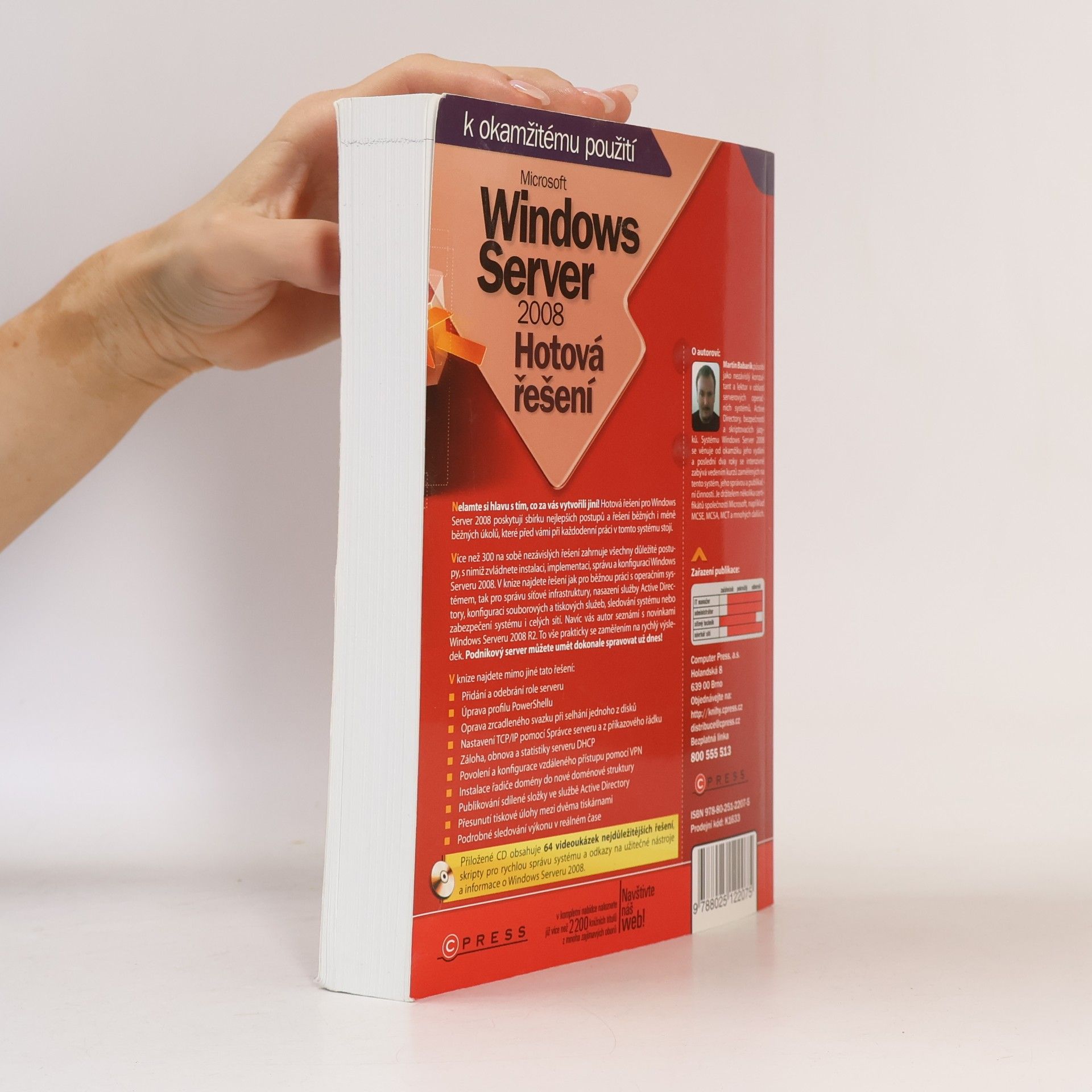 Martin Babarík Microsoft Windows Server 2008 : hotová řešení