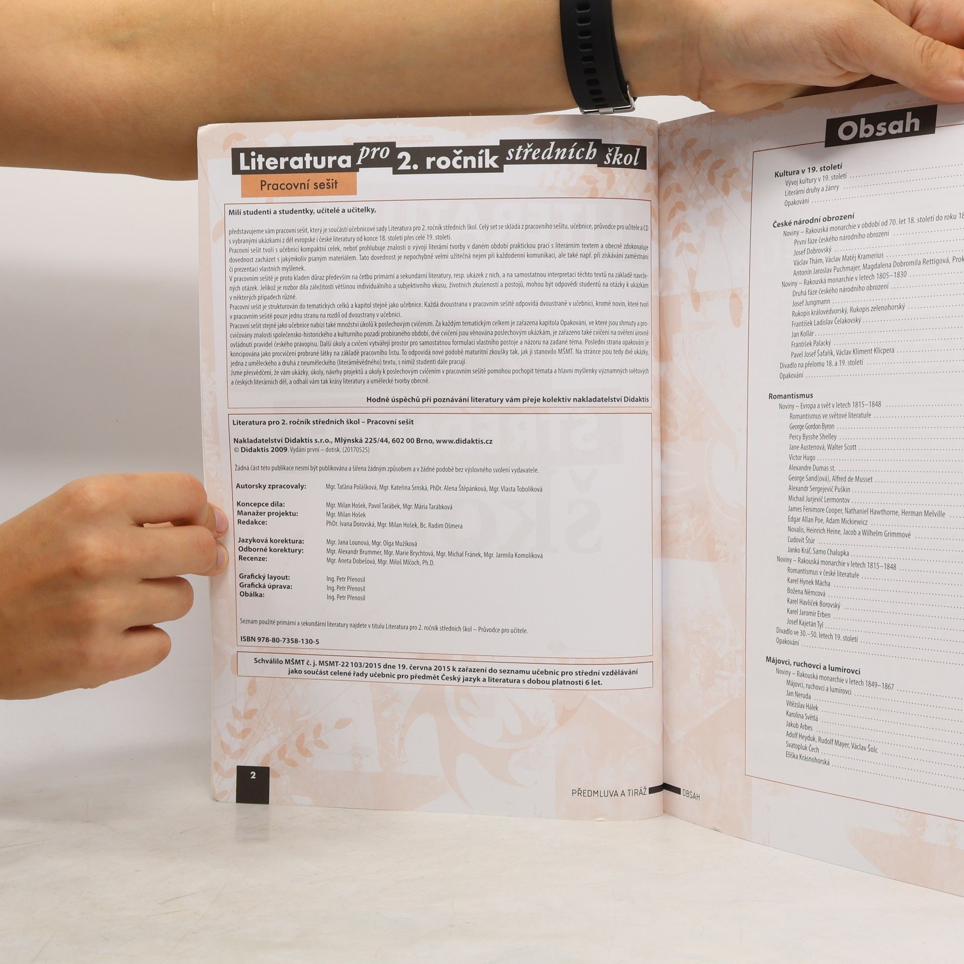 Autorenkollektiv Literatura pro 2. ročník středních škol. Učebnice a pracovní sešit