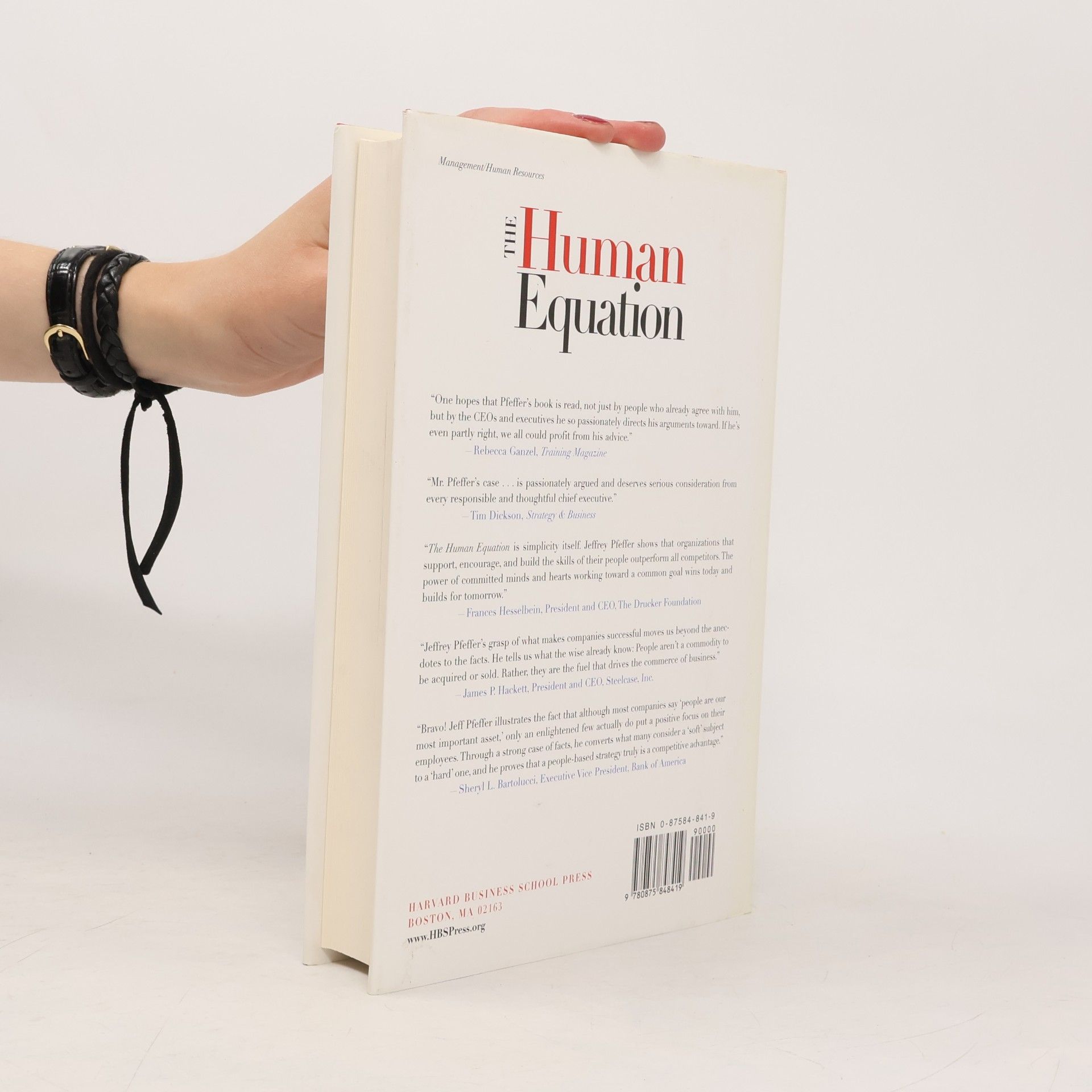 Jeffrey Pfeffer The human equation: Building profits by putting people first