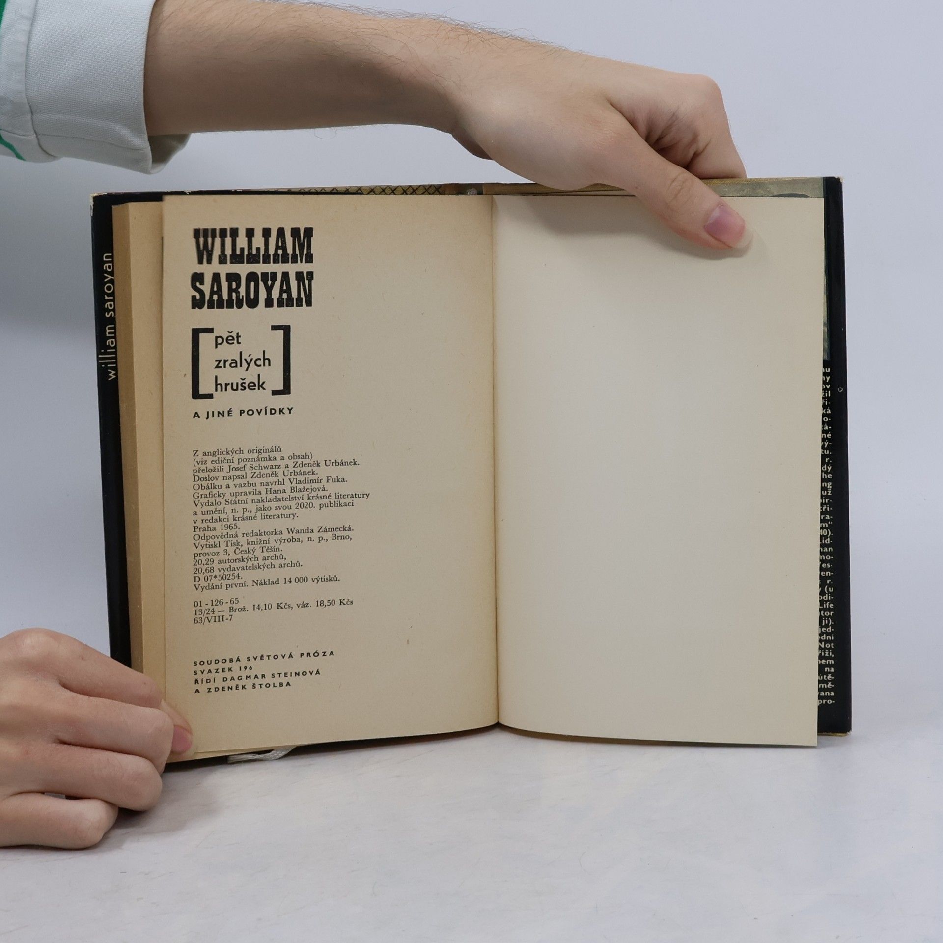 William Saroyan Pět zralých hrušek a jiné povídky