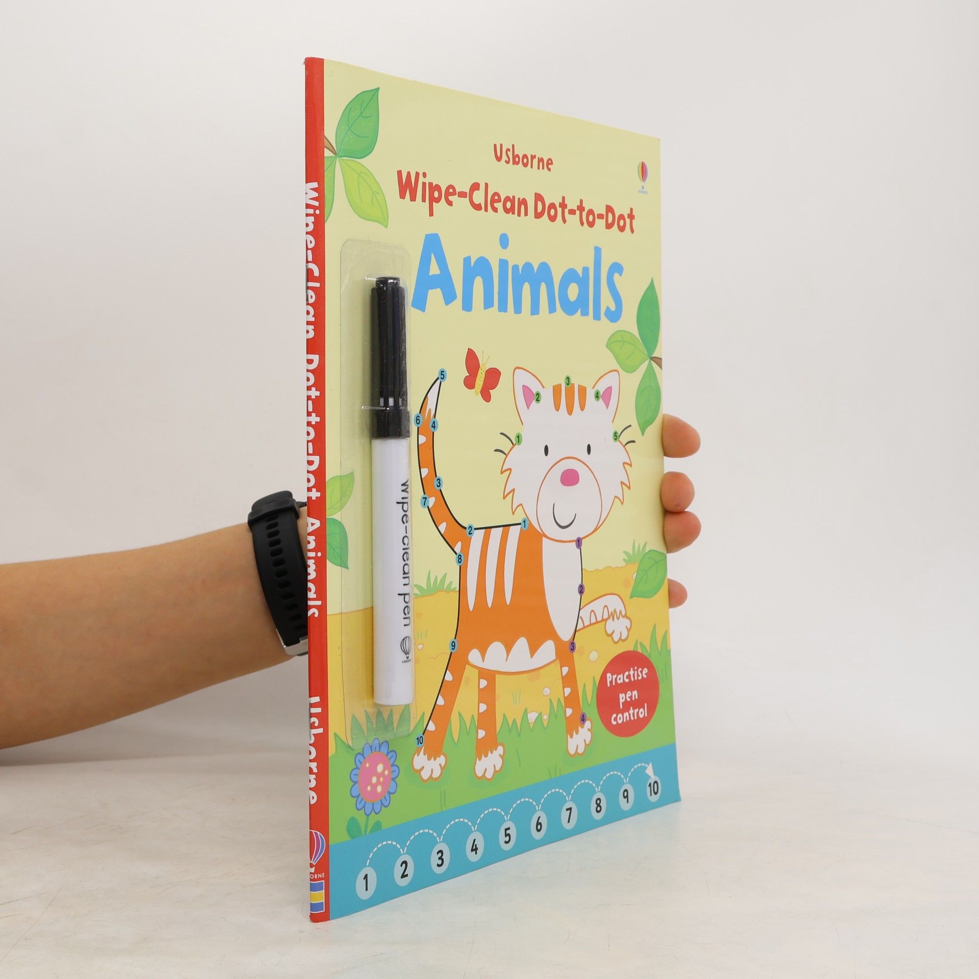 Katrina Fearn Wipe-clean Dot-to-dot Animals, w. pen