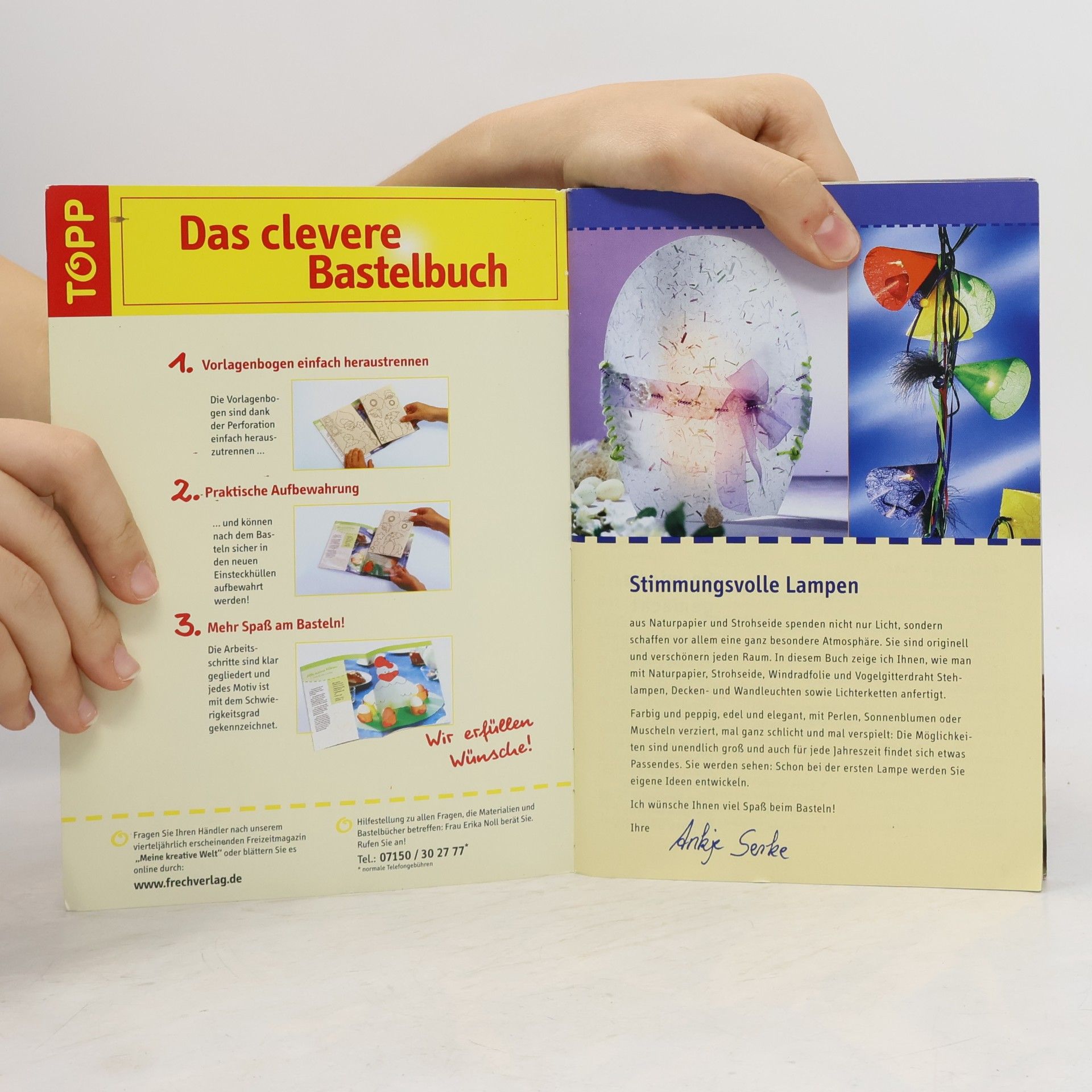 Ankje Serke Stimmungsvolle Lampen mit Naturpapieren