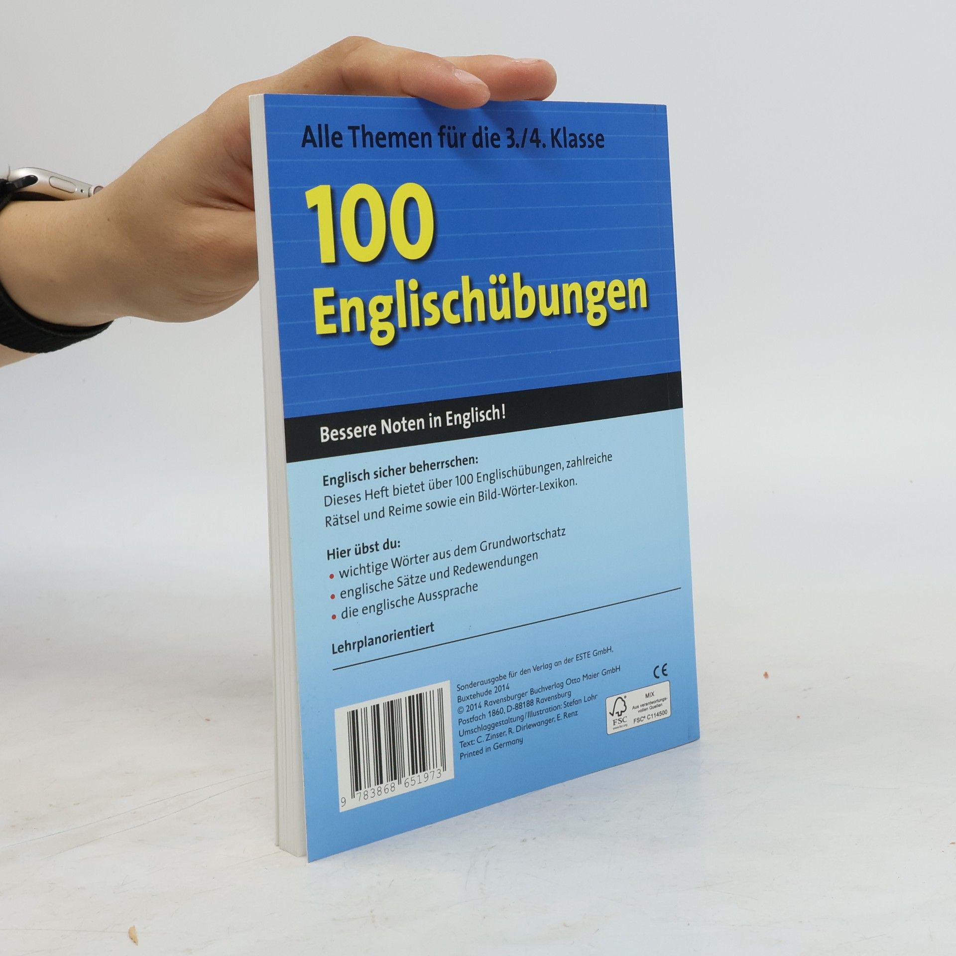 Stefan Lohr Alle Themen für die 3./4. Klasse 100 Englischübungen