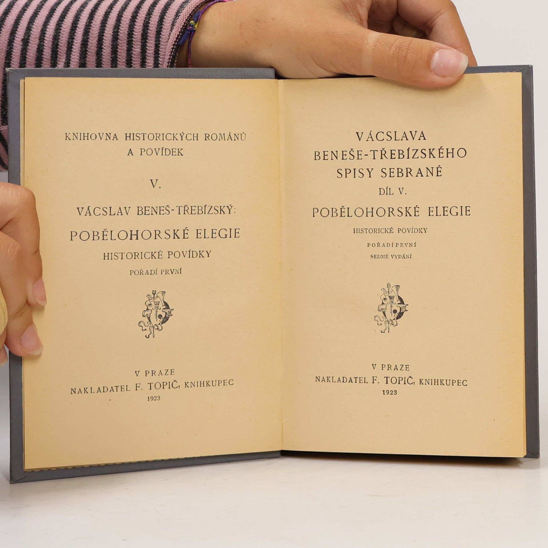 Václav Beneš Třebízský Pobělohorské elegie - historické povídky I.
