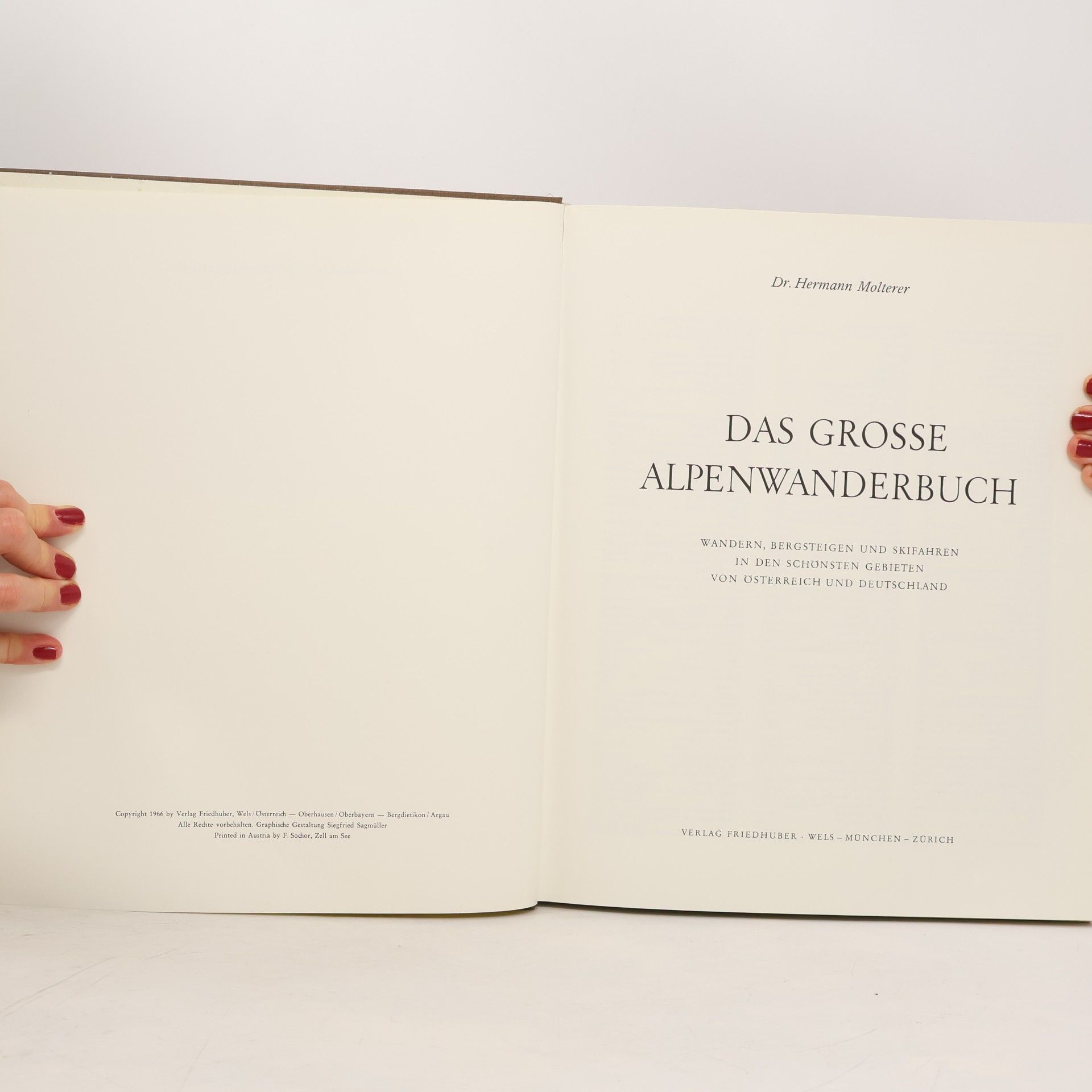 Dr. Hermann Molterer Das große Alpenwanderbuch