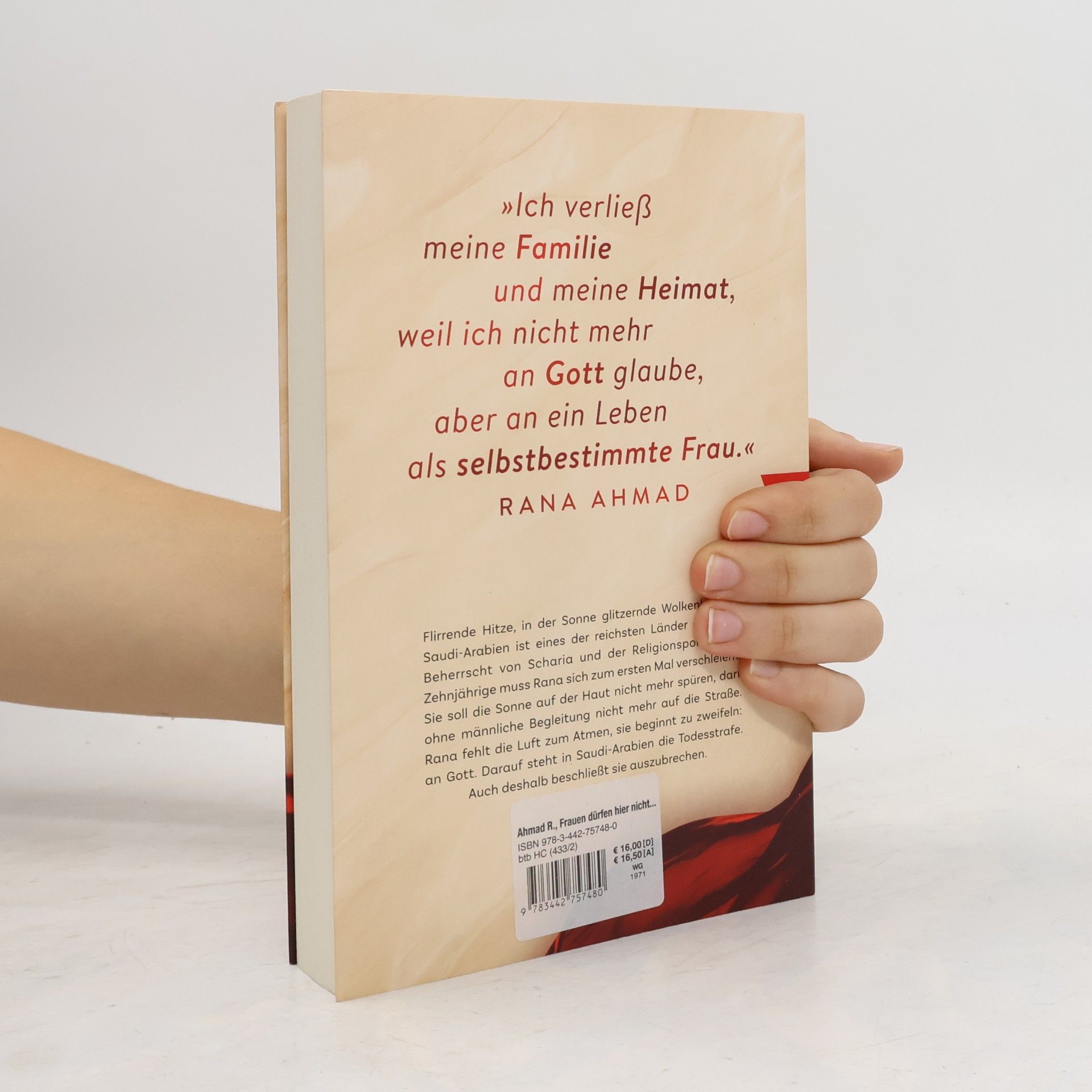 Rana Ahmad Frauen dürfen hier nicht träumen