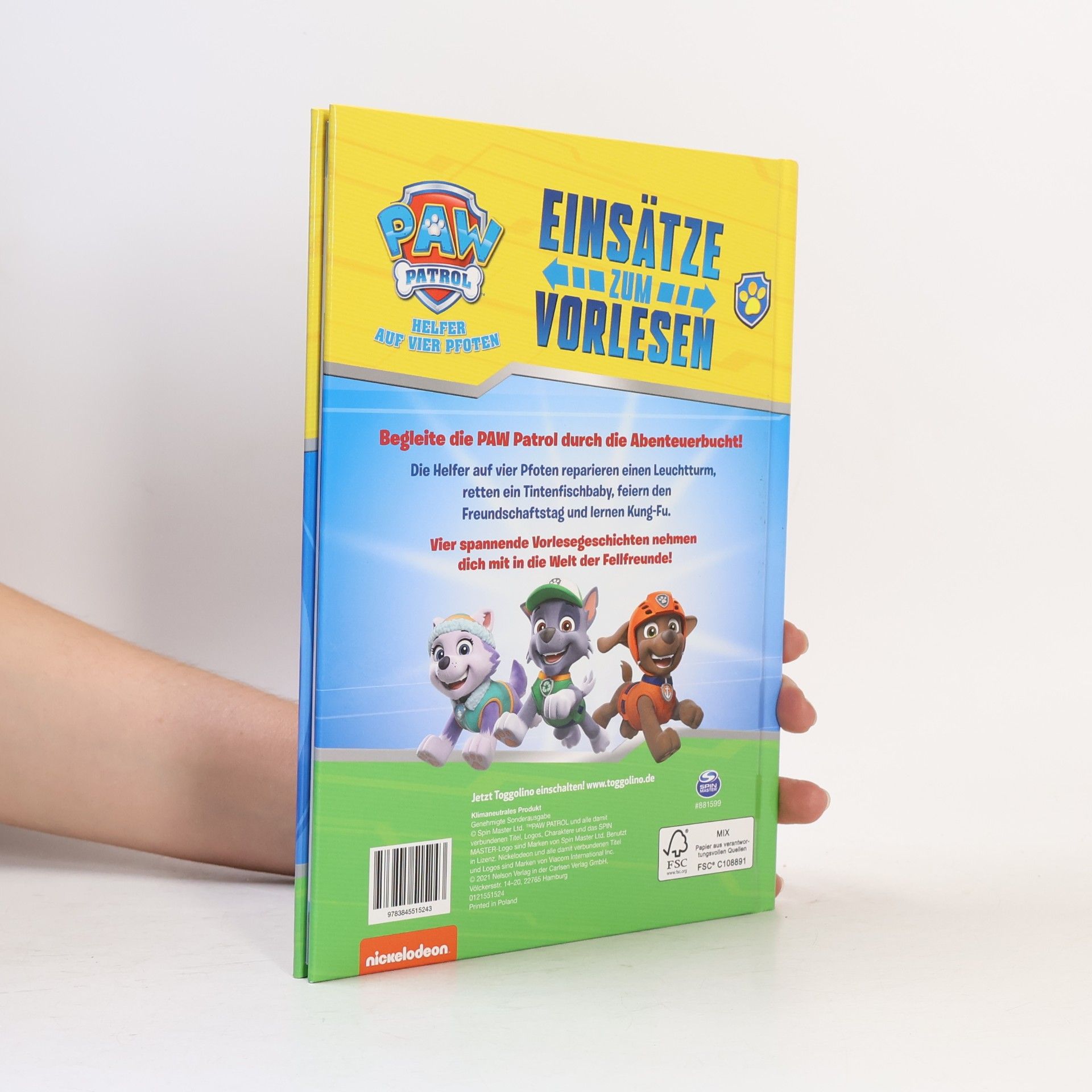 Autorenkollektiv Paw Patrol, Helfer auf vier Pfoten - Einsätze zum Vorlesen
