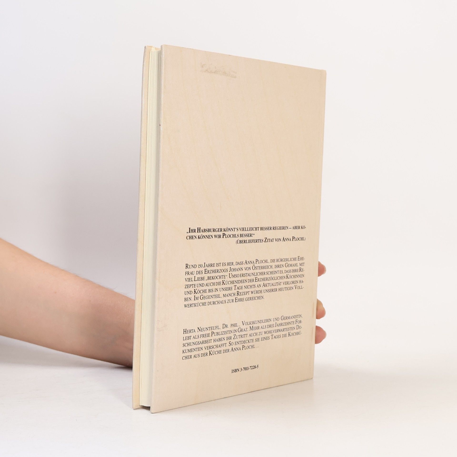 Herta Neunteufl Das Erzherzog-Johann-Kochbuch