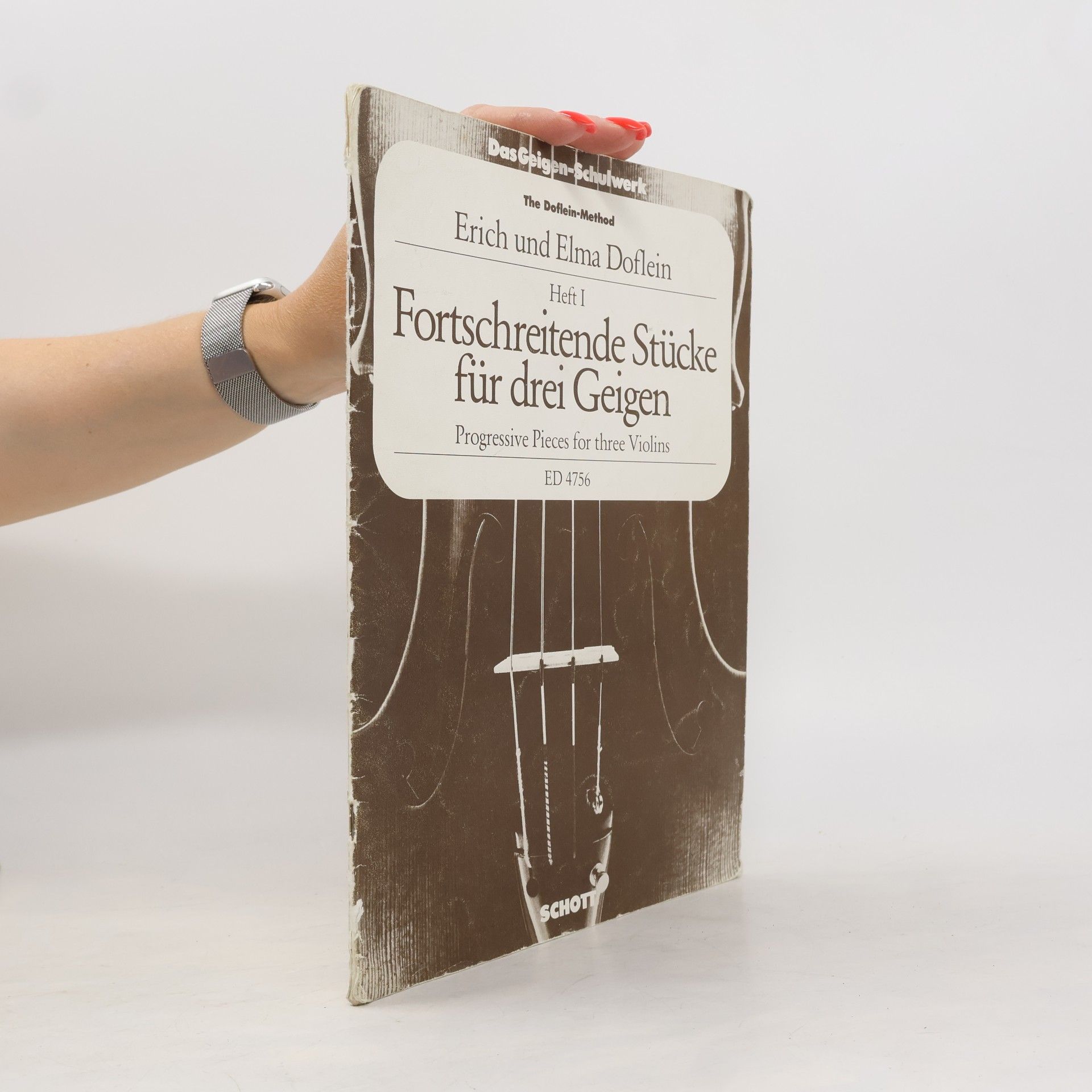 Elma Doflein Fortschreitende Stücke für drei Geigen. Heft 1