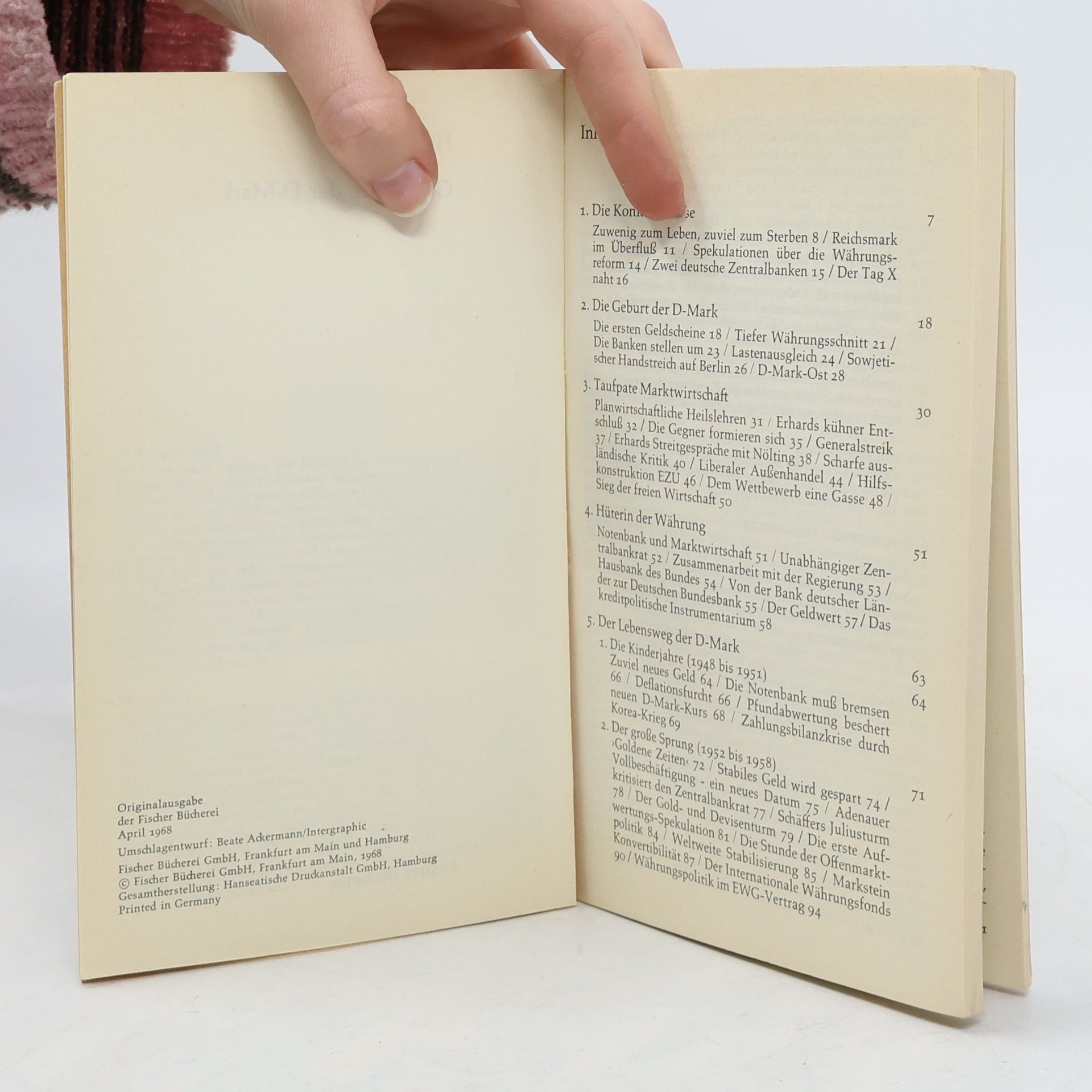 Hans Roeper Geschichte der D-Mark