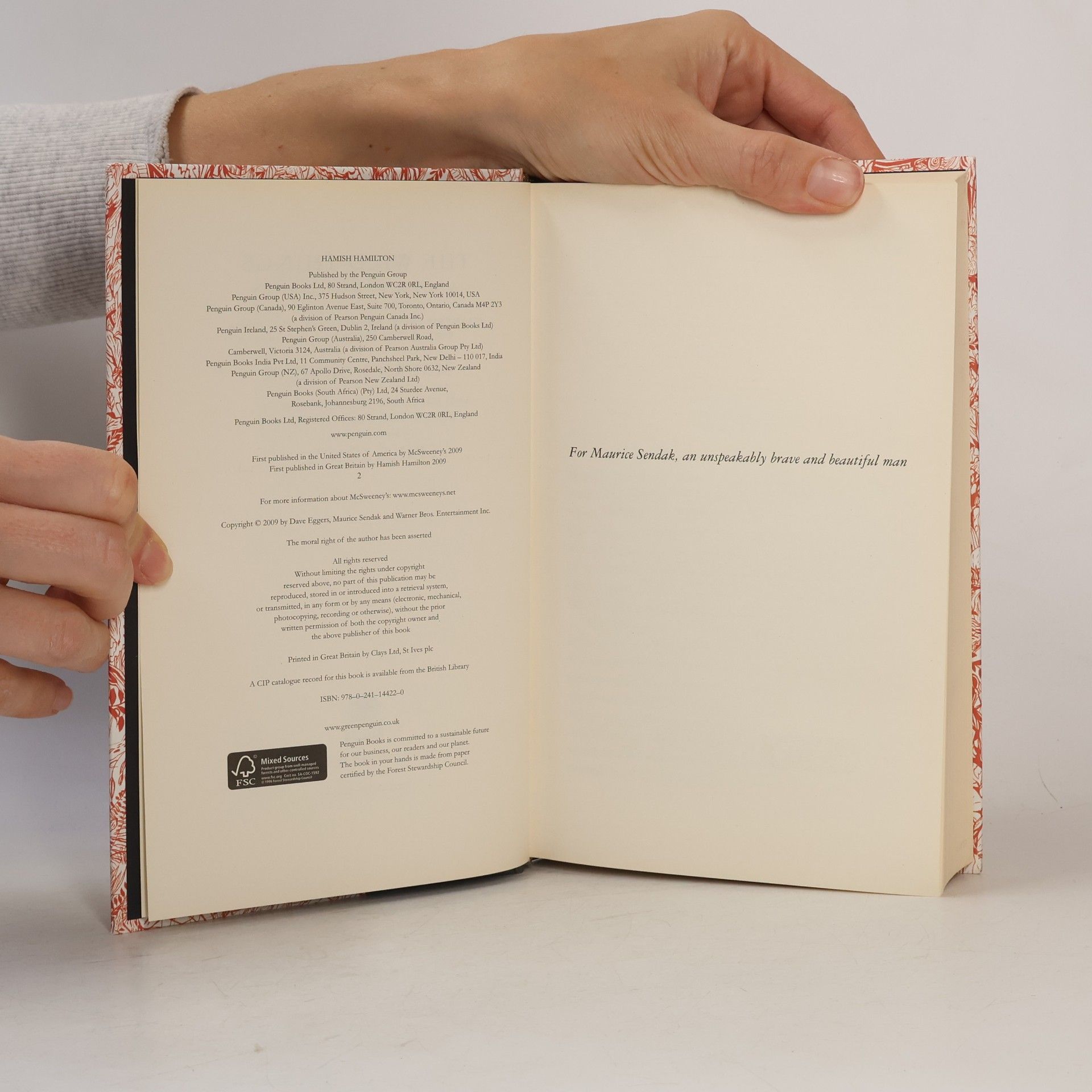 Dave Eggers Wild Things