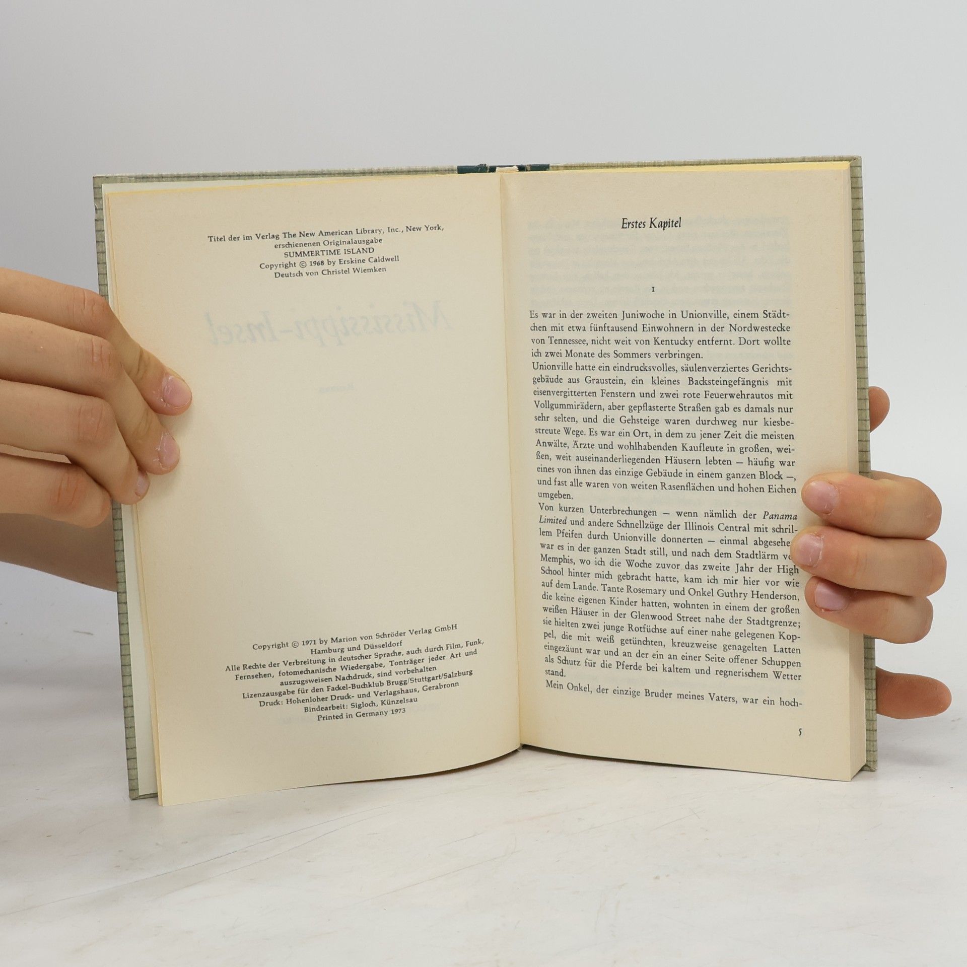 Erskine Caldwell Mississippi-Insel
