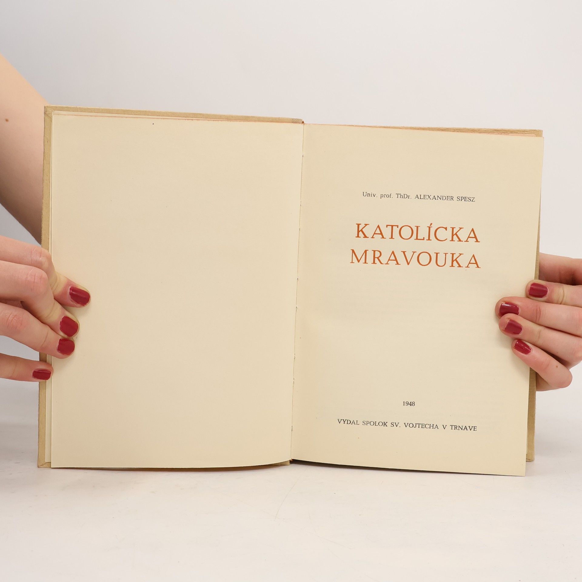 Alexander Spesz Katolícka mravouka