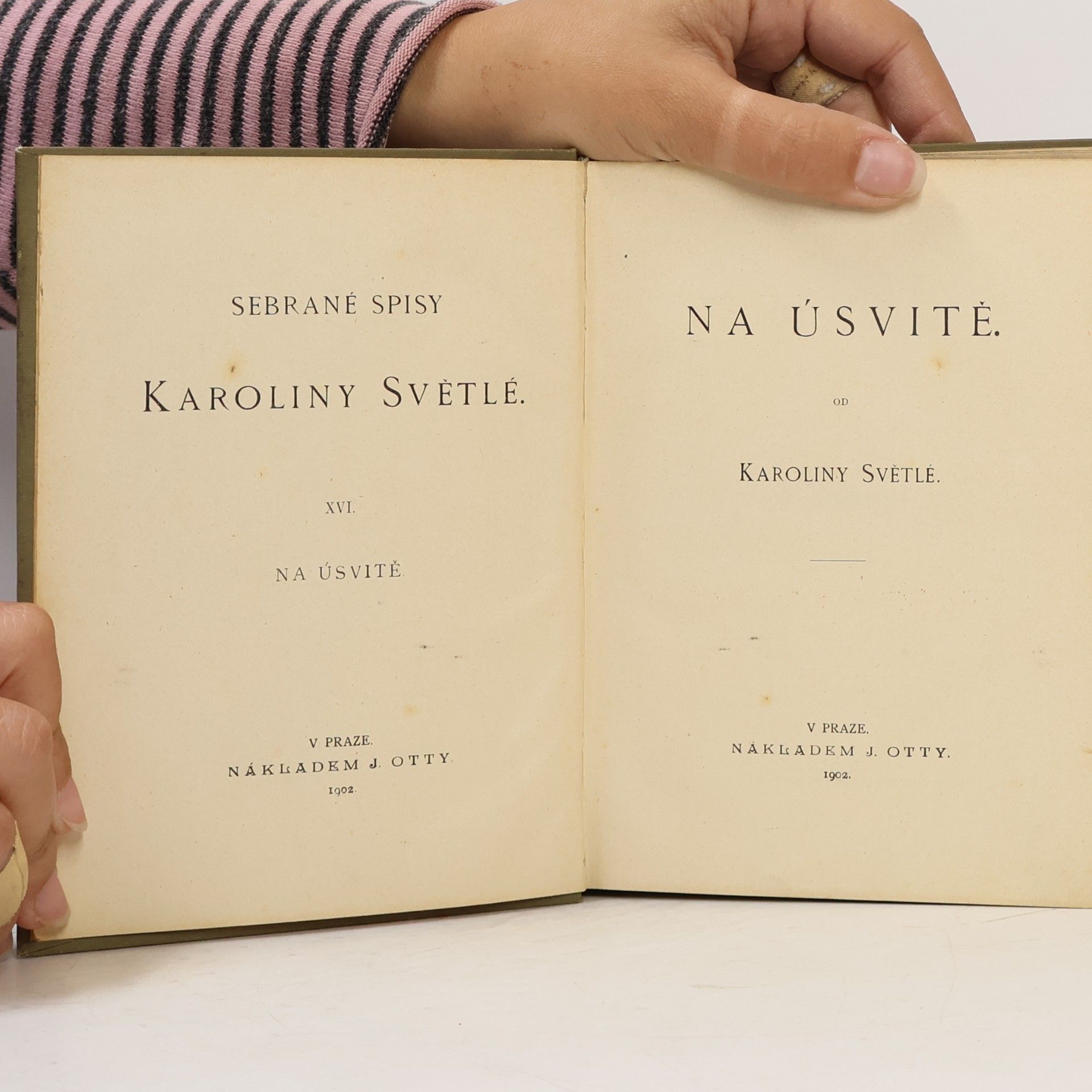 Karolina Světlá Sebrané spisy Karoliny Světlé XVI. Na Úsvitě