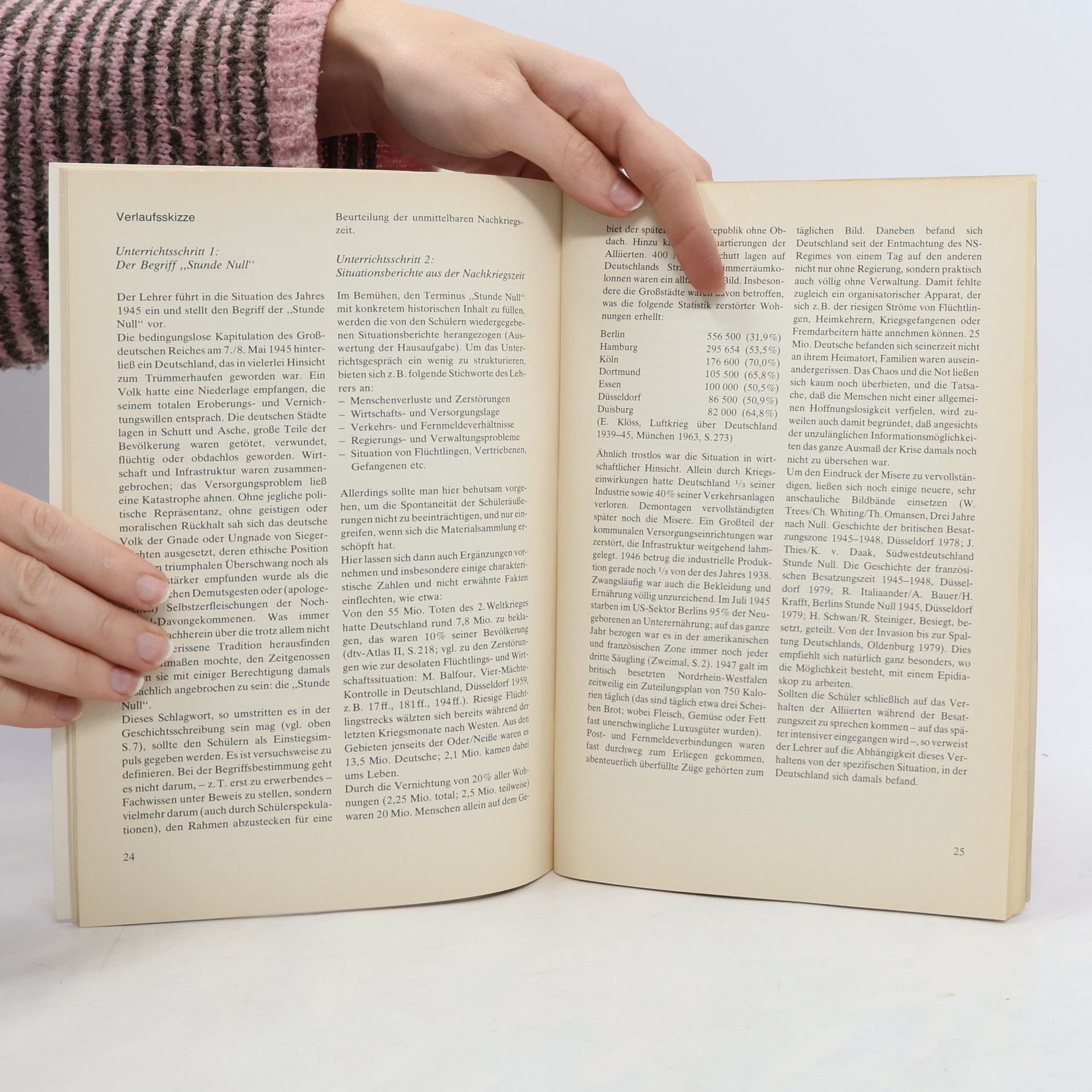 Günter Scholdt Sekundarstufe II: Stundenblätter Deutschland nach 1945