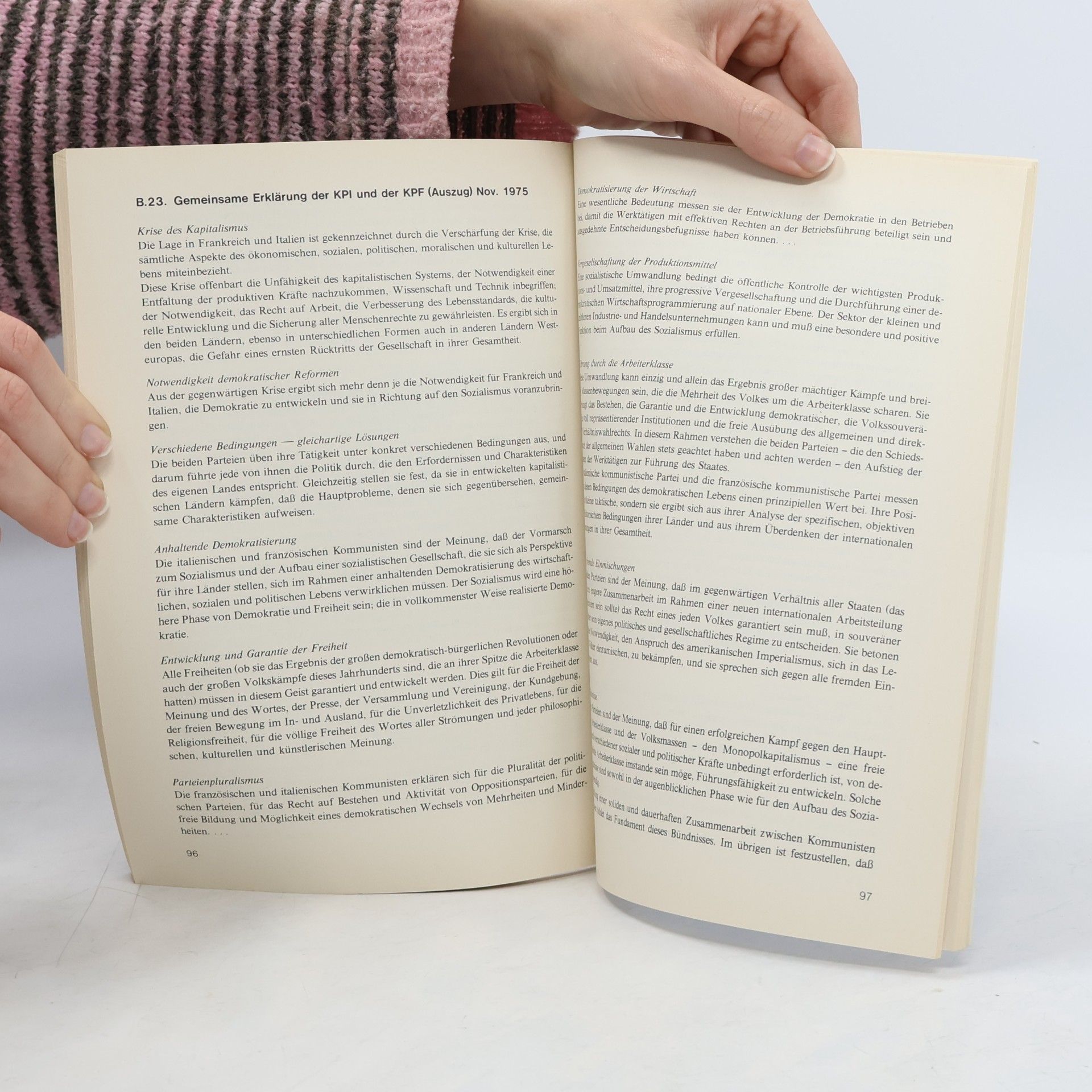 Werner Maibaum Sozialwissenschaftliche Materialien: Kommunistische Alternativen in Westeuropa